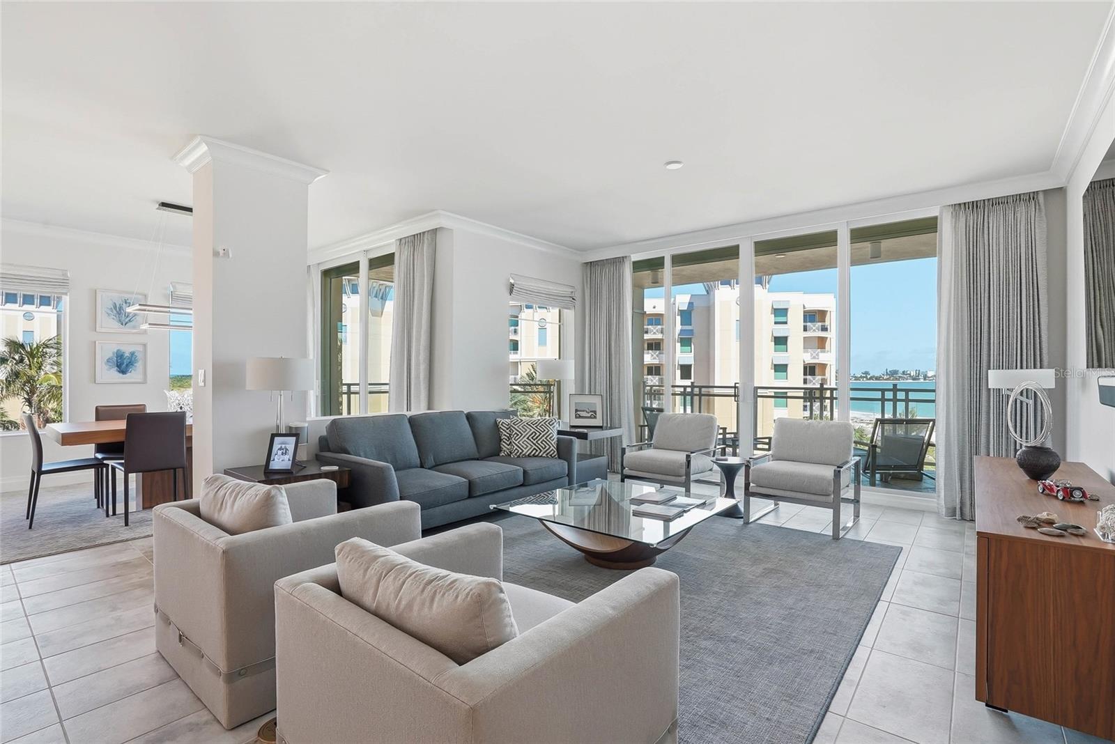 The residences that are on the end enjoy wonderful natural light! - 650 COLLANY RD #401, TIERRA VERDE
