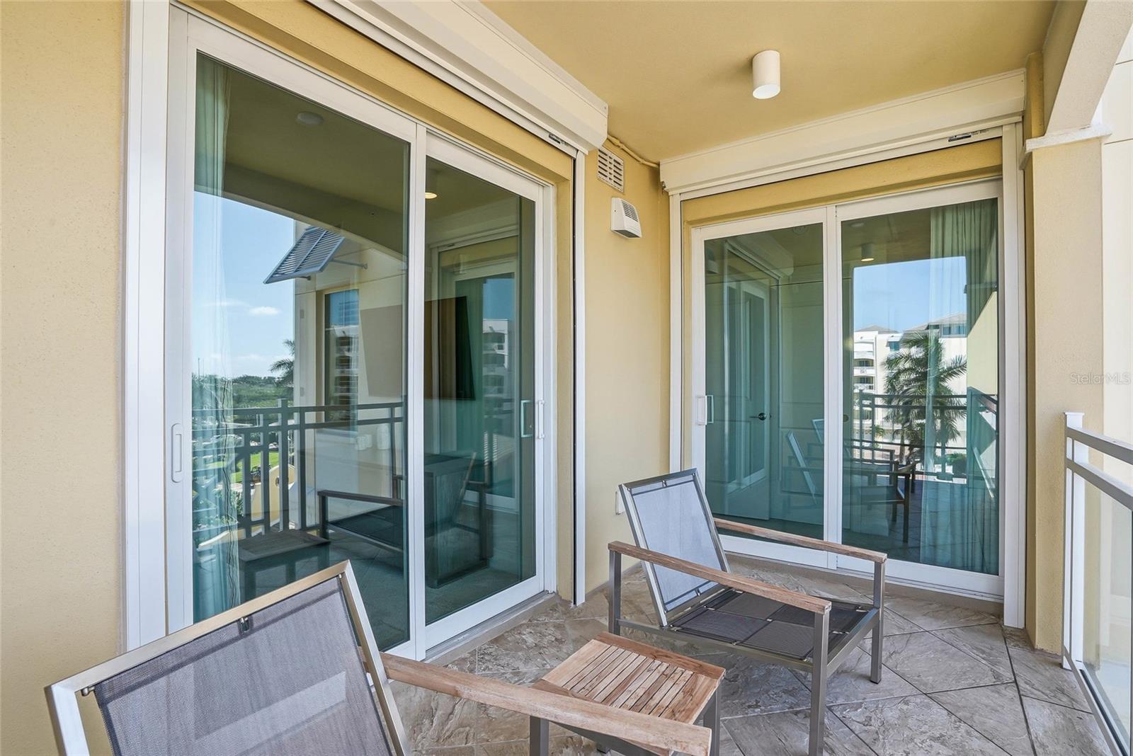 Second balcony with direct access from the guest rooms - 650 COLLANY RD #401, TIERRA VERDE