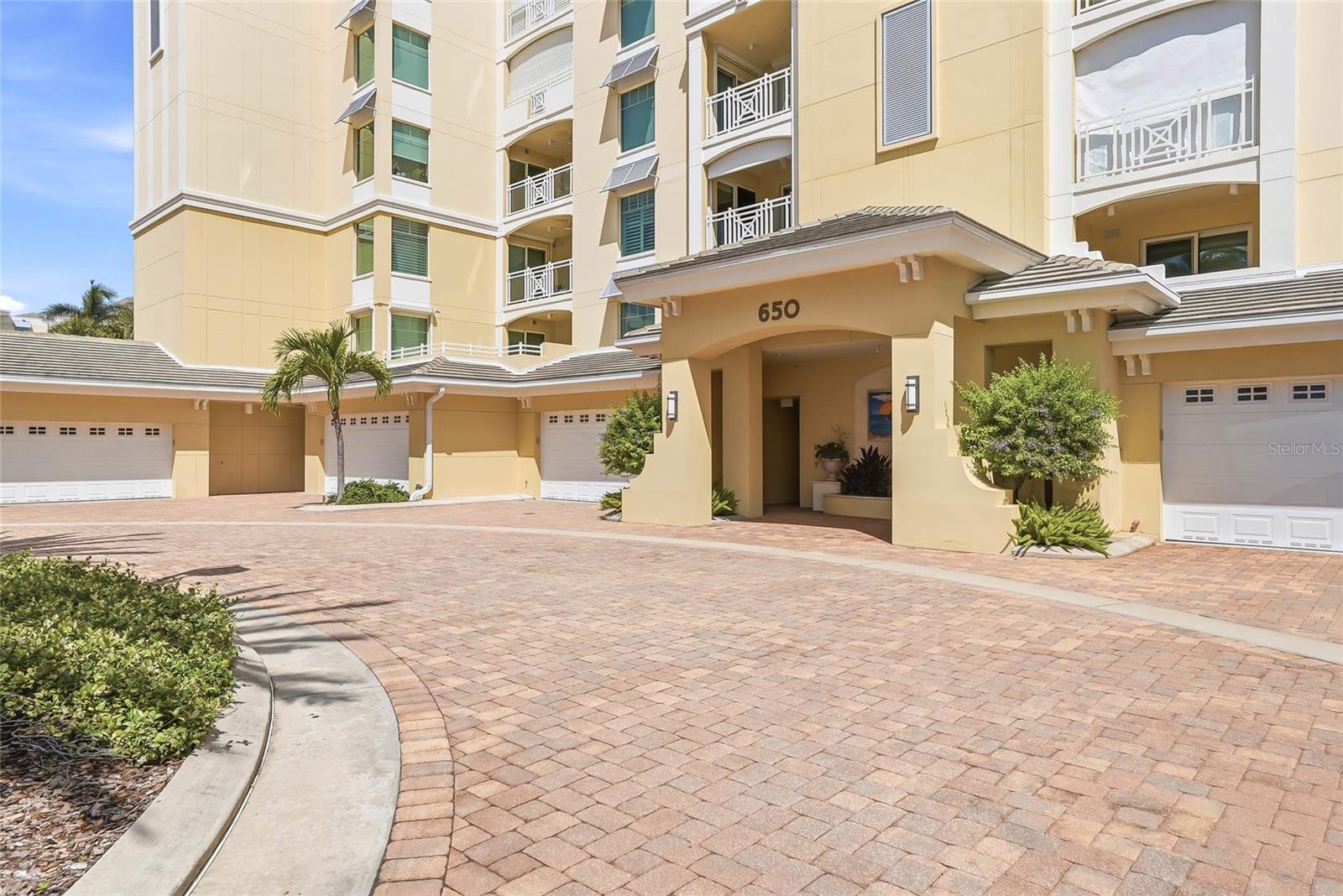 This is the main entrance to building one with secured entry. Brand new system just installed. - 650 COLLANY RD #401, TIERRA VERDE