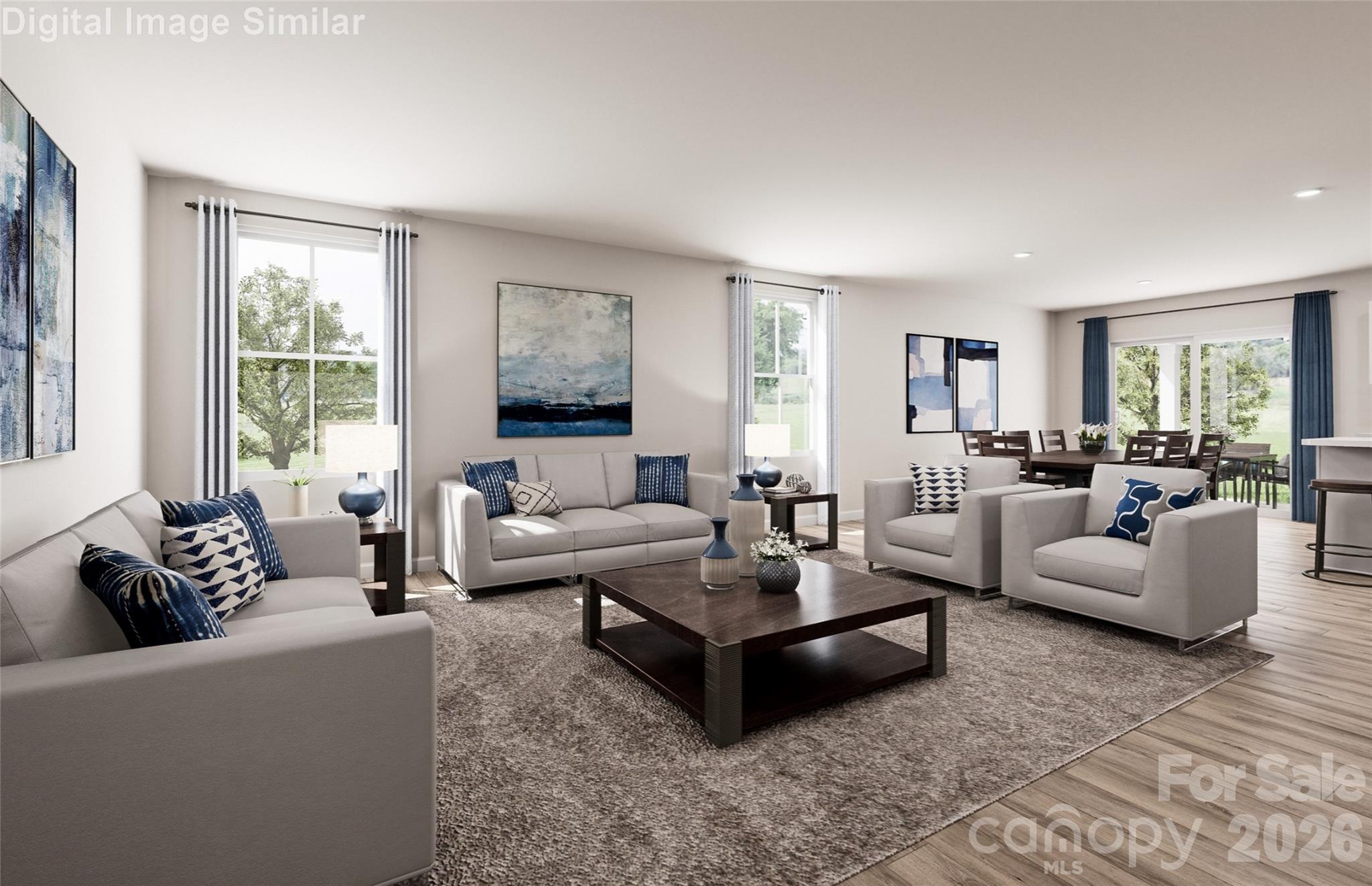 Connection comes easy here—an open layout that keeps everyone together. - 204 Linwood Estates Drive, Lexington
