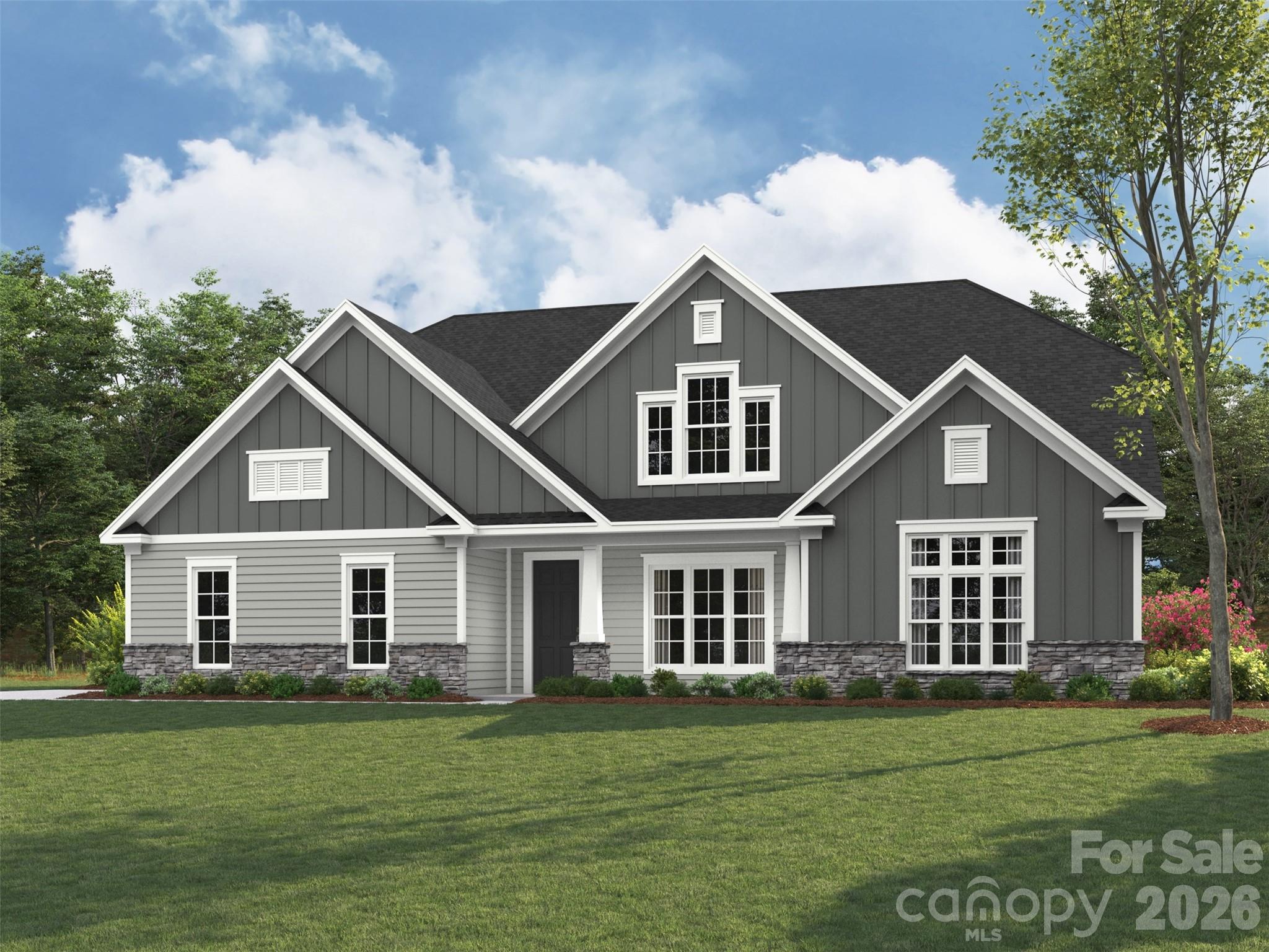 Elevation rendering only - 11012 Tyler Brook Lane, Mint Hill