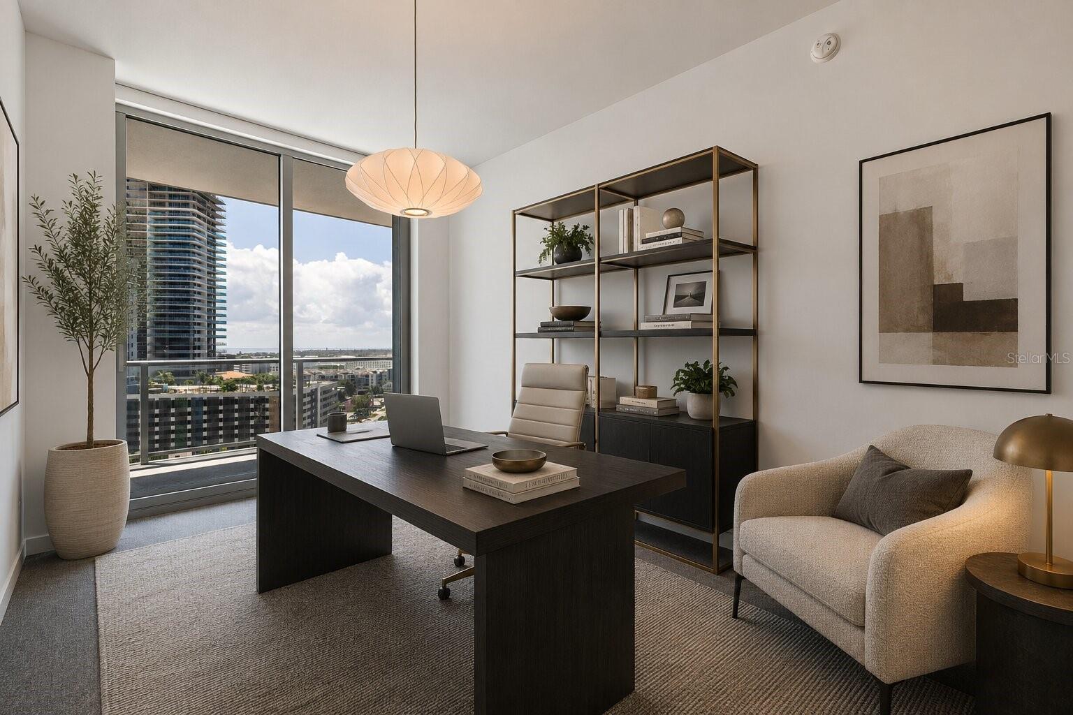 Virtual Staged Office/Bedroom 3 - 400 CENTRAL AVE #1105, ST PETERSBURG