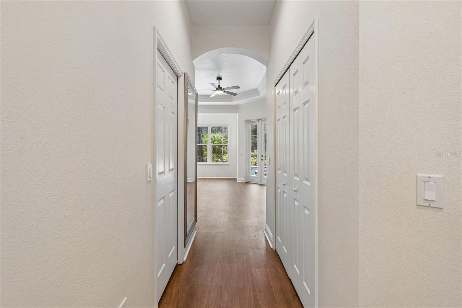 Primary Entry with dual closets. - 7222 LAKE FOREST GLN, BRADENTON