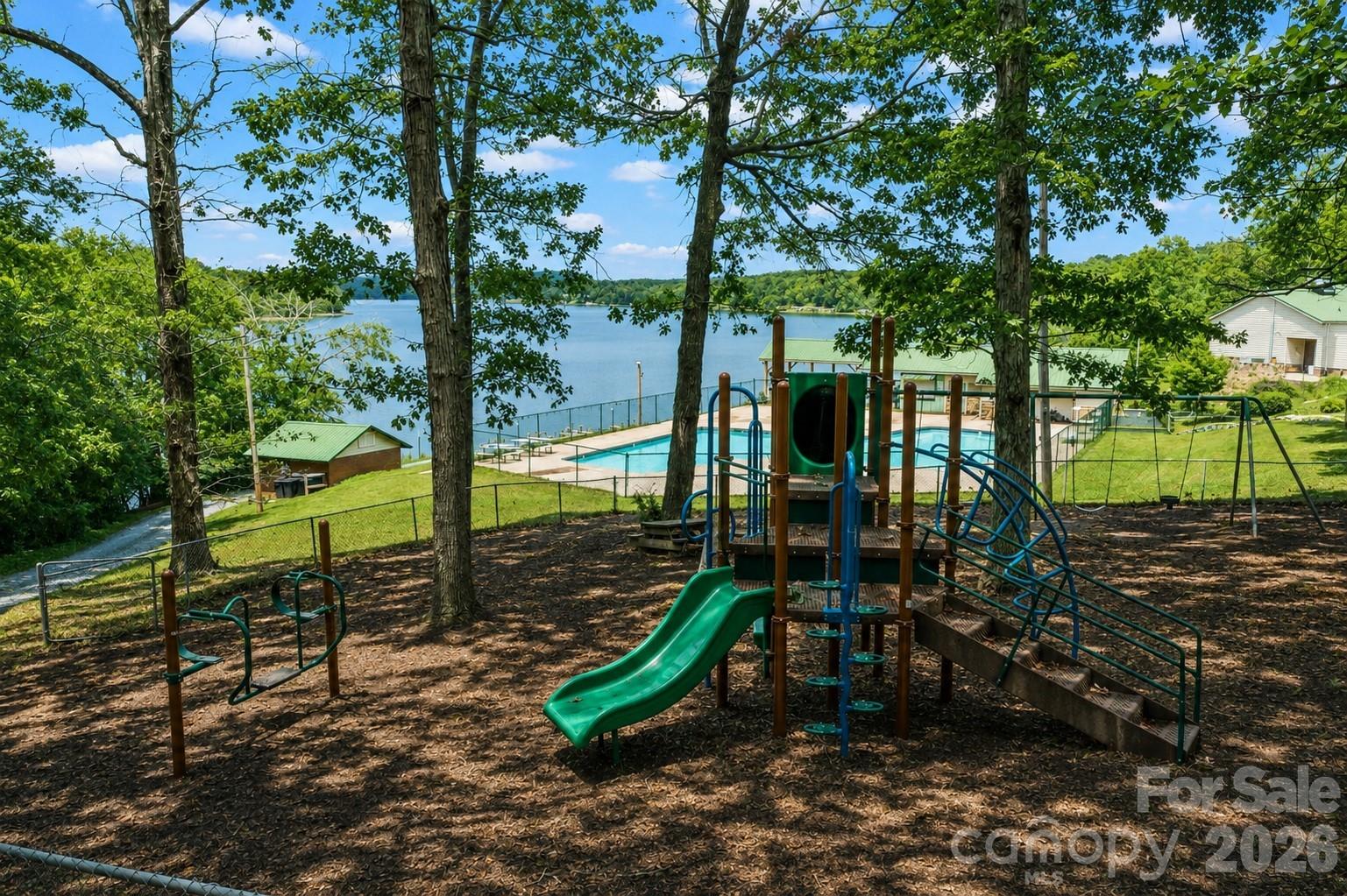 Aerial photo of Woodrun, Amenities, Playground - 130 Canoe Court, Mount Gilead