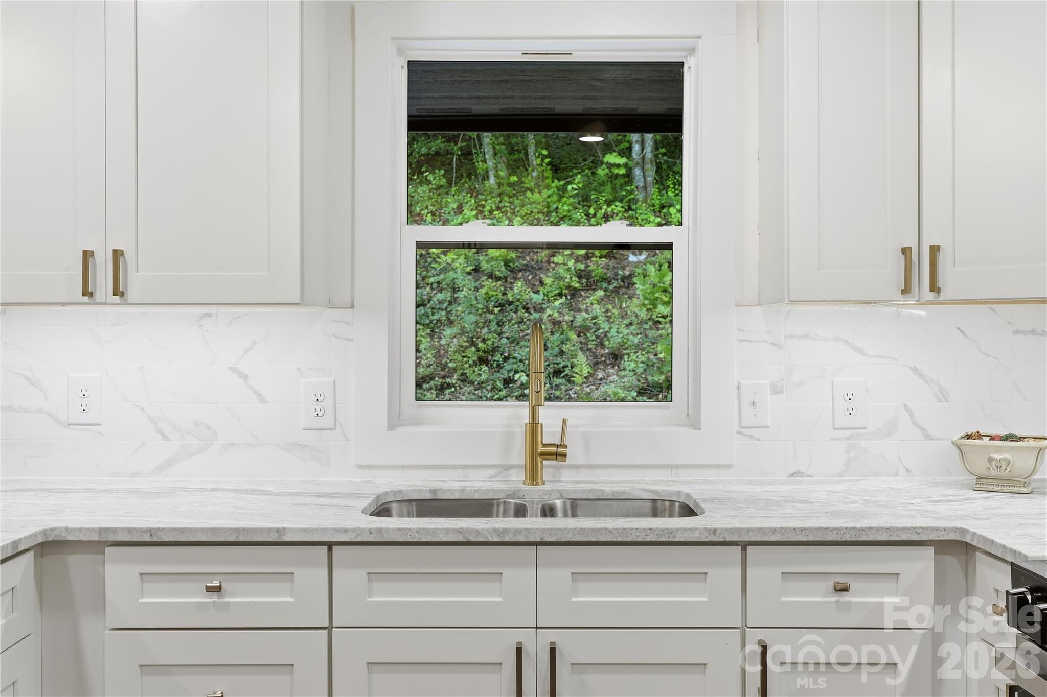 Double Sink and Window - 30 Top Of The Mountain Road, Hendersonville