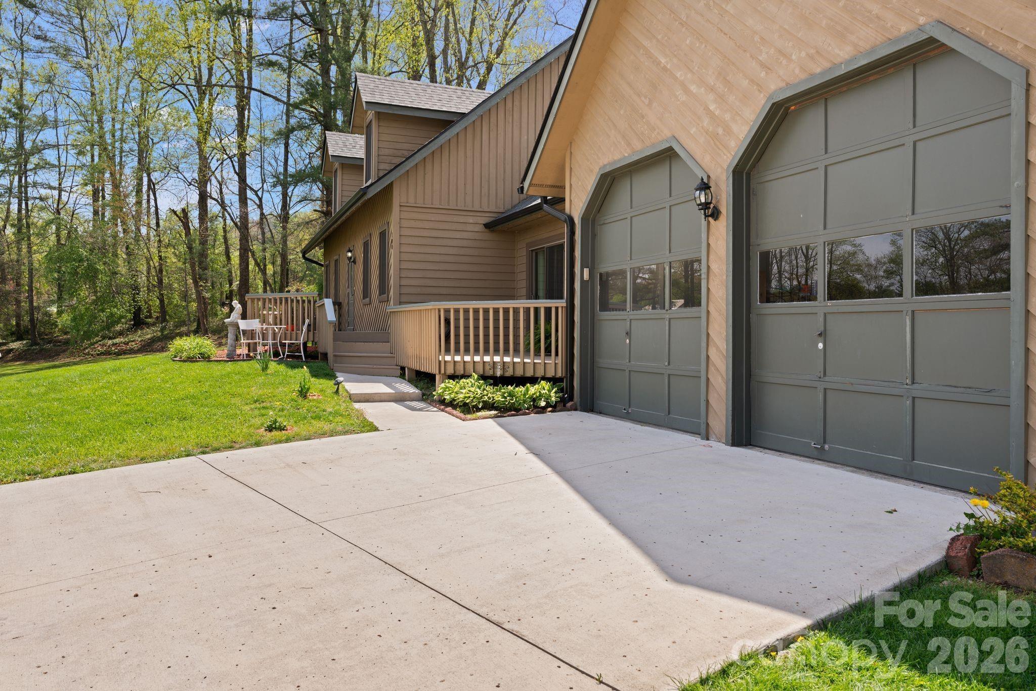 Newer Concrete Driveway - 100 Forest Park Drive, Hendersonville