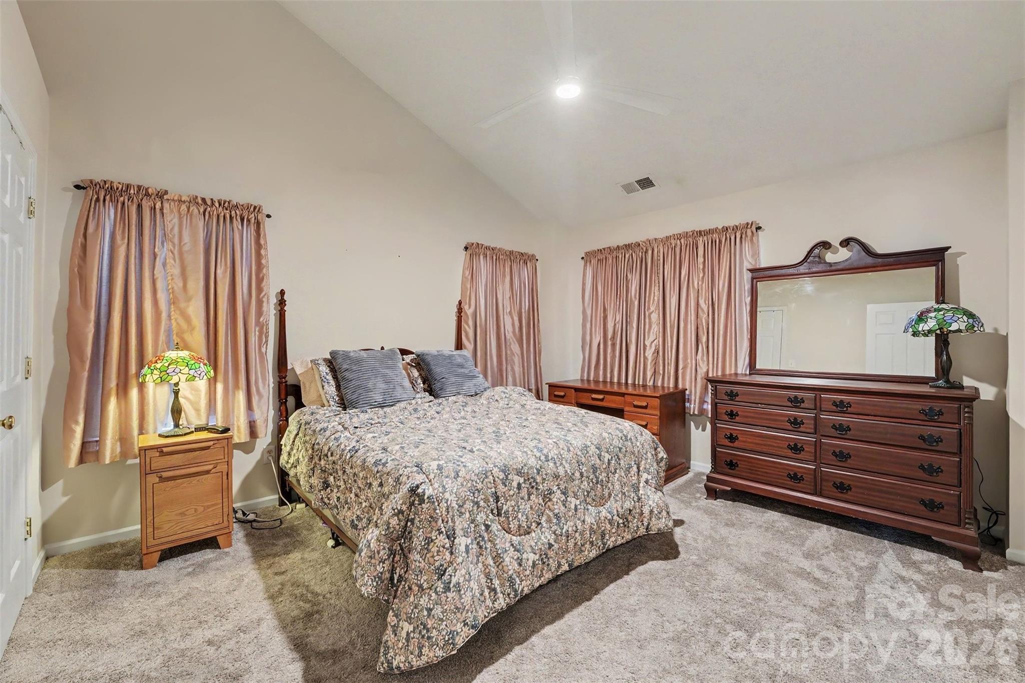 Primary bedroom - 9866 Treeside Lane, Matthews