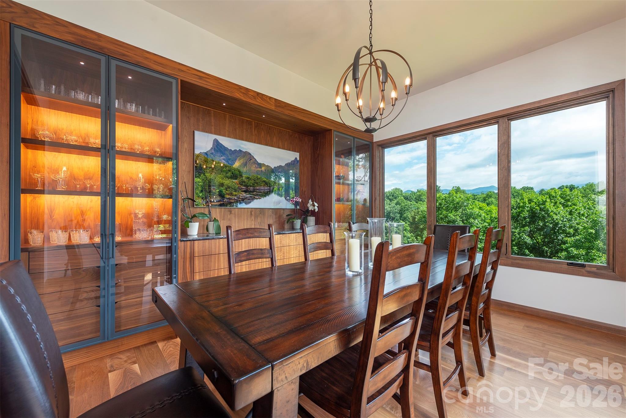 Custom built-ins provide a large amount of storage - 158 Riverbend Forest Drive, Asheville