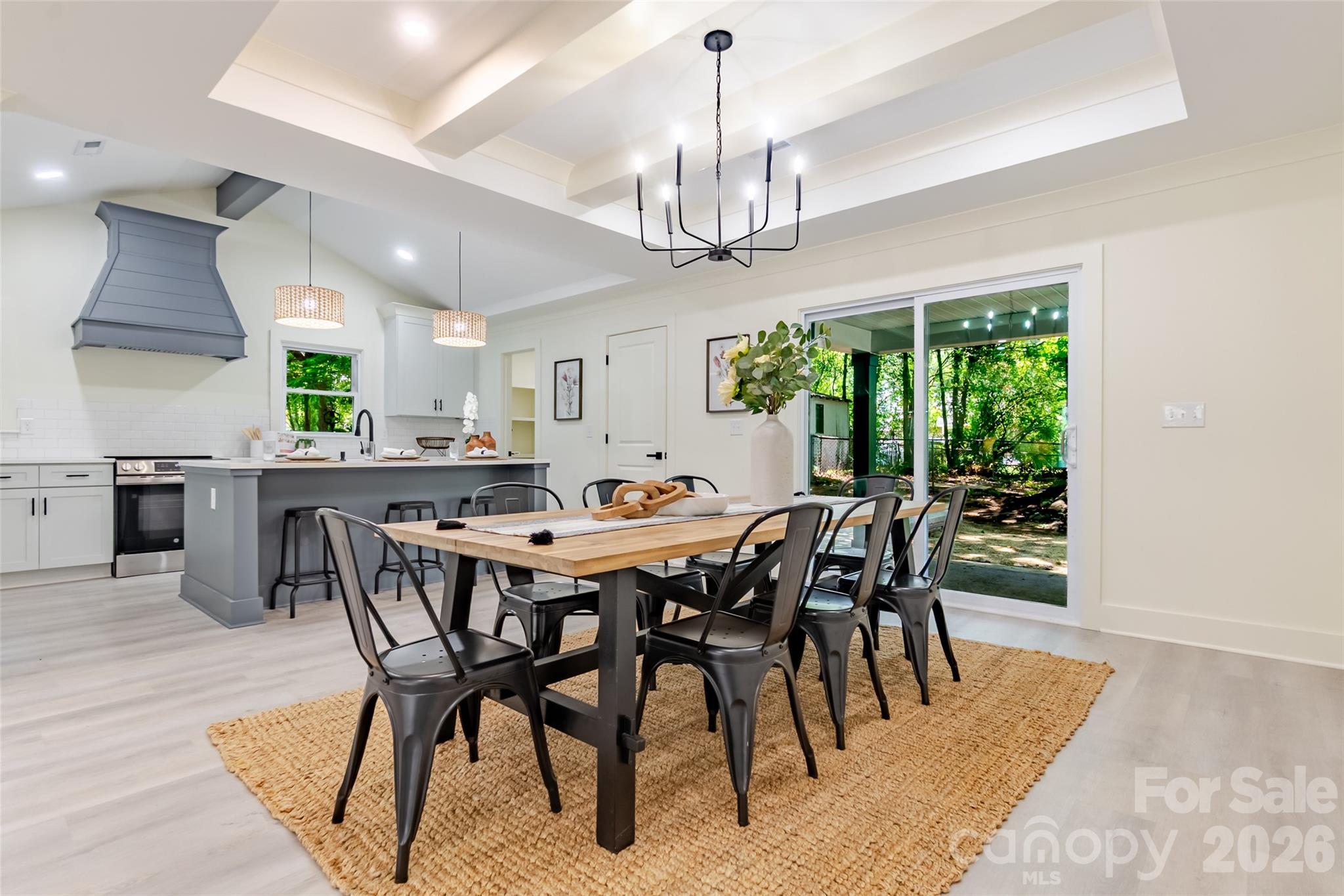 Dining area and kitchen - 1501 Mccormick Avenue, Gastonia