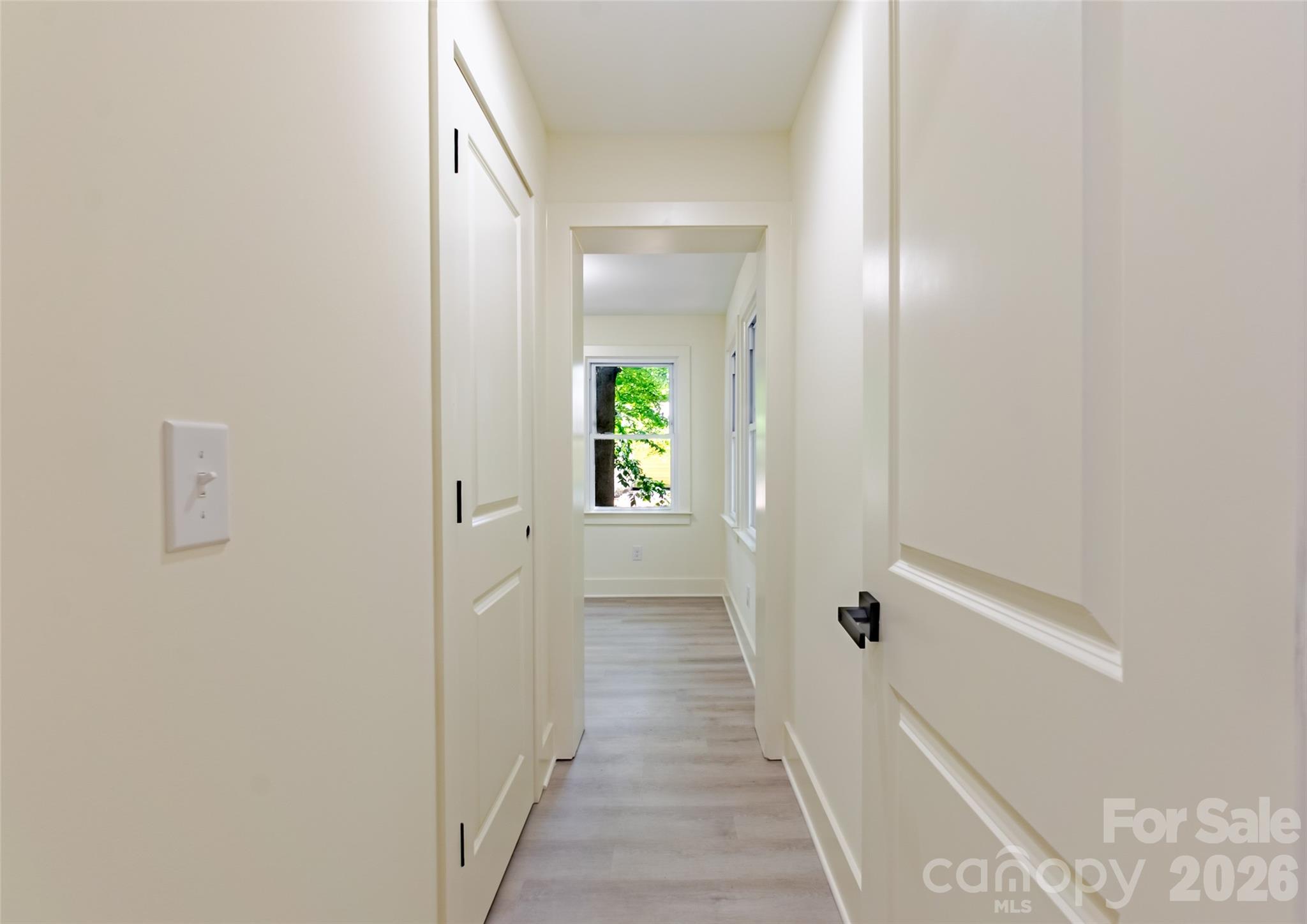 Shared hallway between primary and secondary bedroom - 1501 Mccormick Avenue, Gastonia