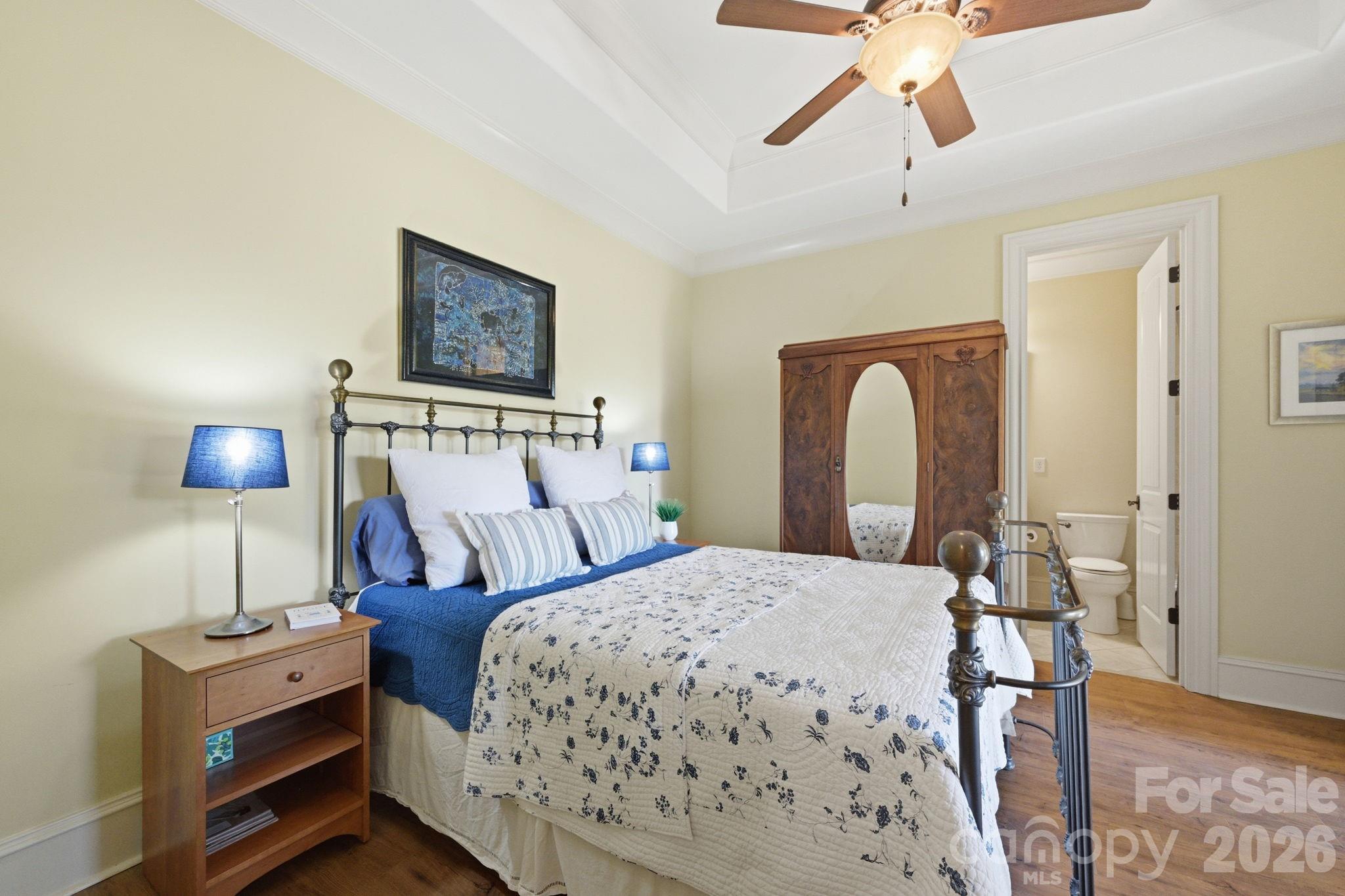 Both bedrooms offer walk-in closets and new LVP flooring - 8528 Waxhaw Creek Road, Waxhaw