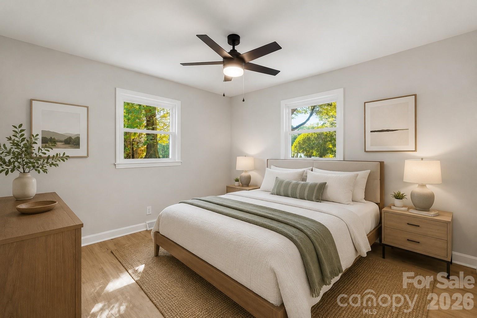 AI virtual staging has been applied. Actual room is unfurnished. - 1524 Williams Road, Lewisville