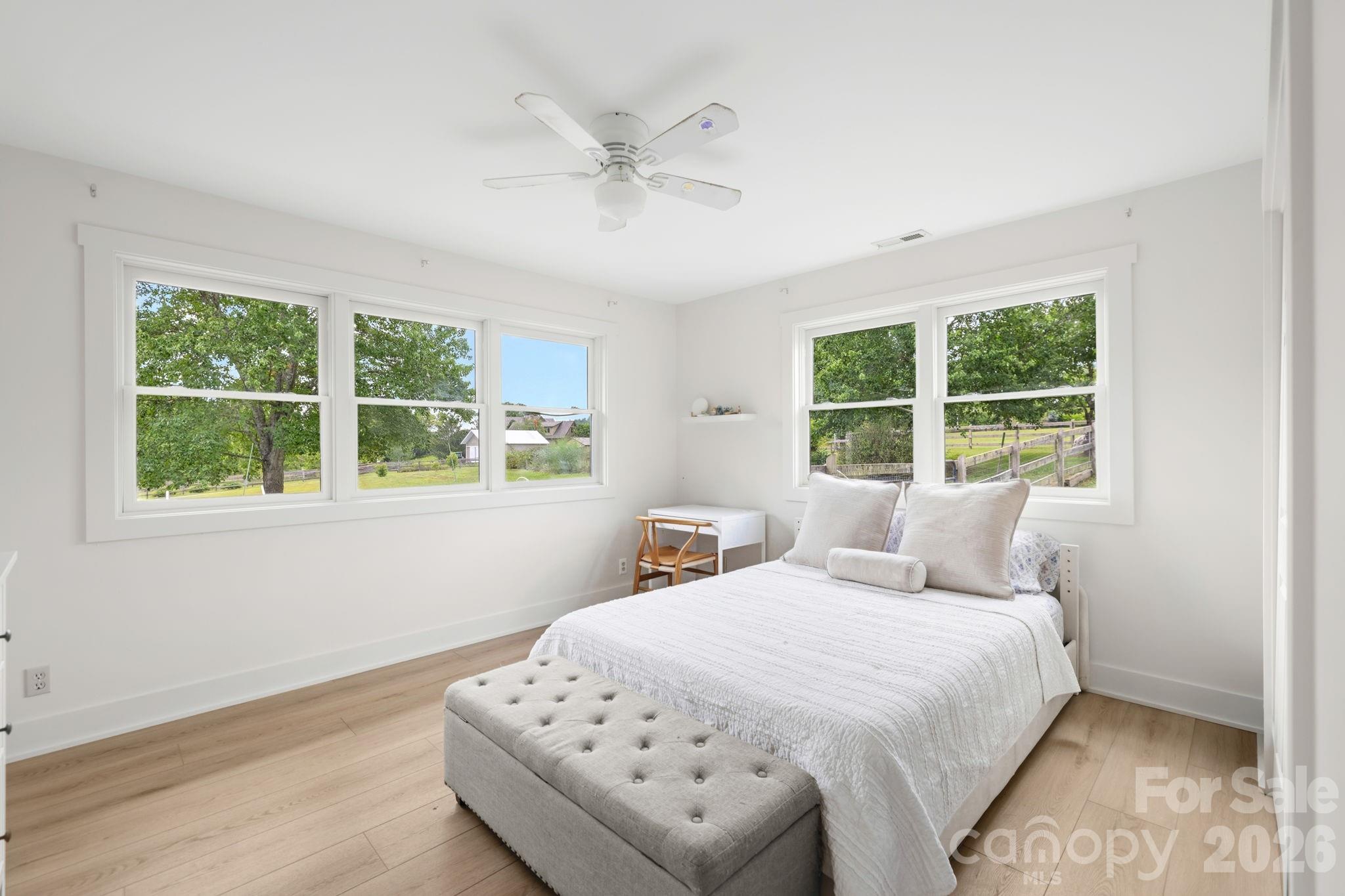 Bedroom #2 with reach in closet - 114 Cane Creek Ranch Drive, Fletcher
