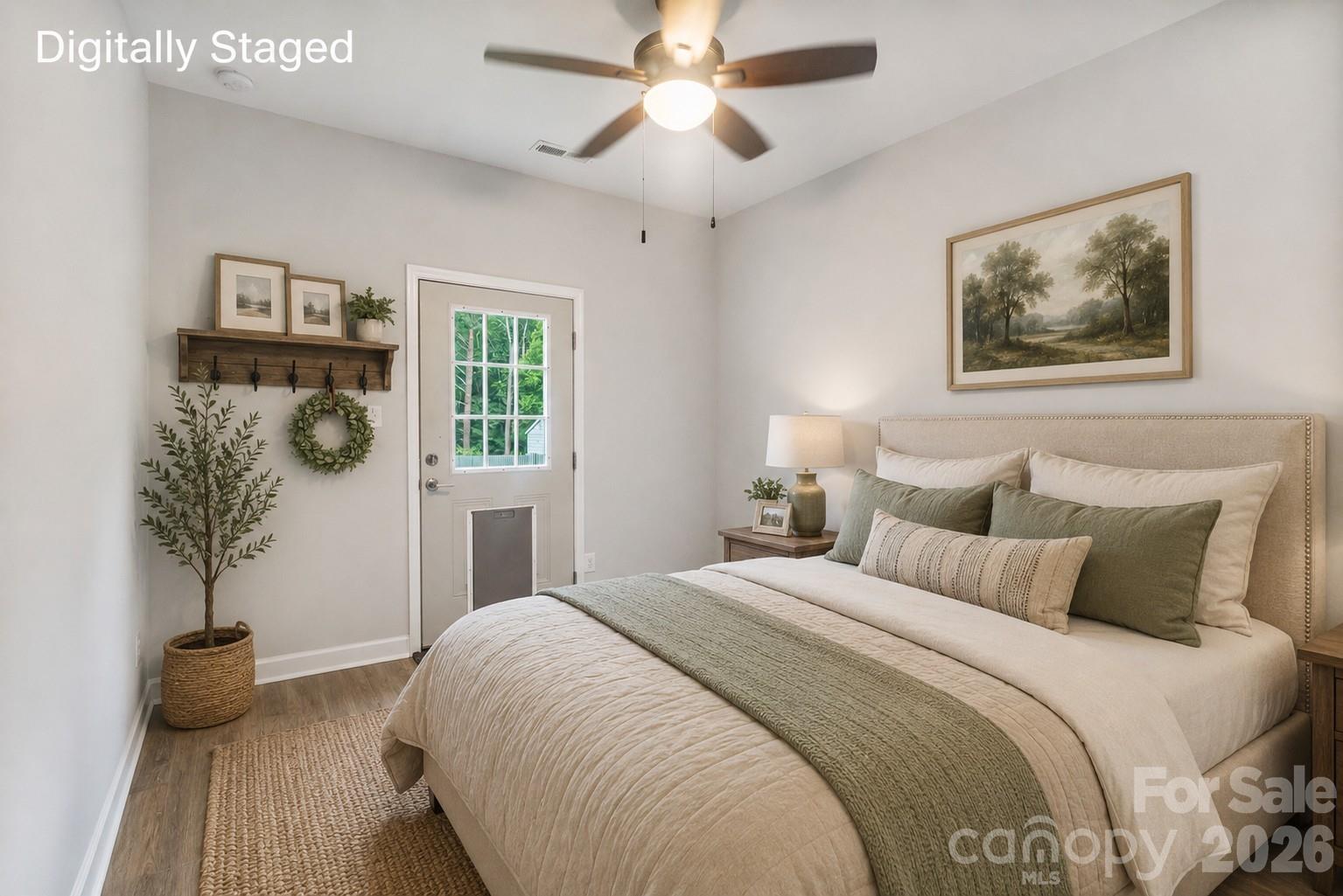 Digitally Staged: Bedroom 3 - 1002 Westminster Drive, Statesville
