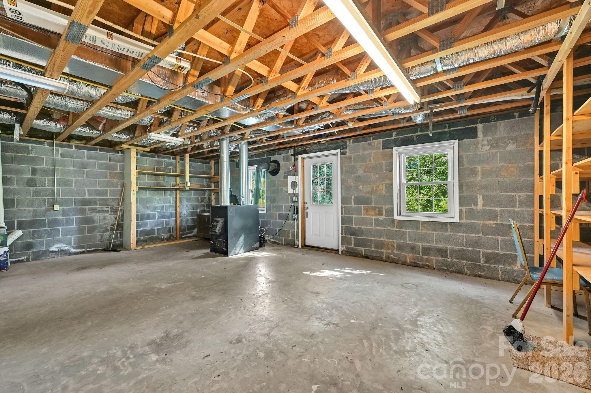 Basement/Workshop Area - 553 Morgan Branch Road, Marshall