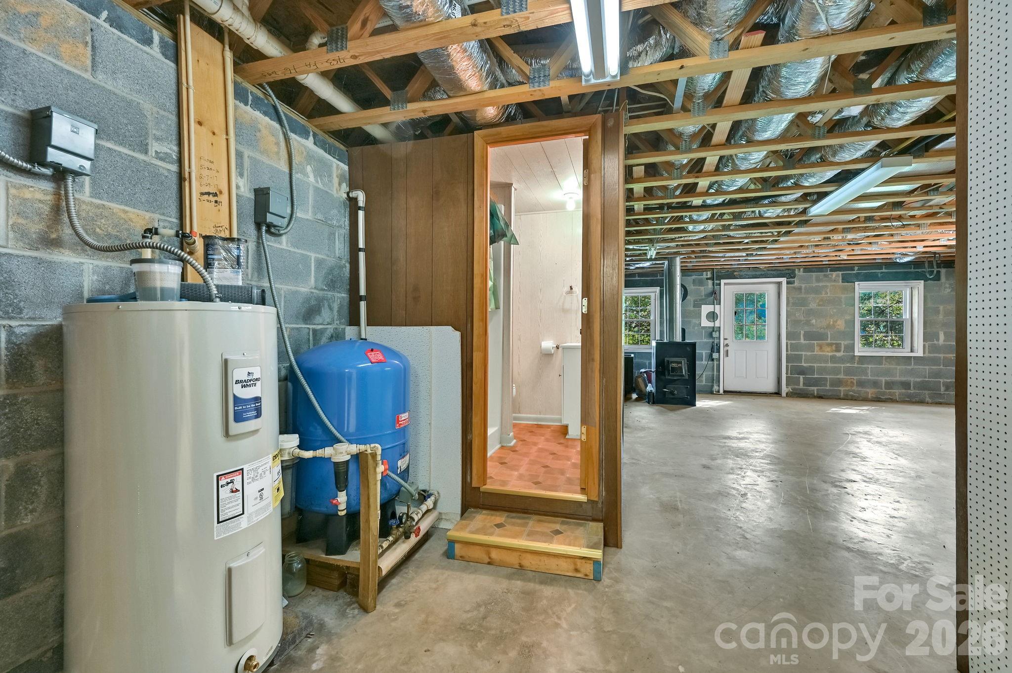 Bath in Basement - 553 Morgan Branch Road, Marshall