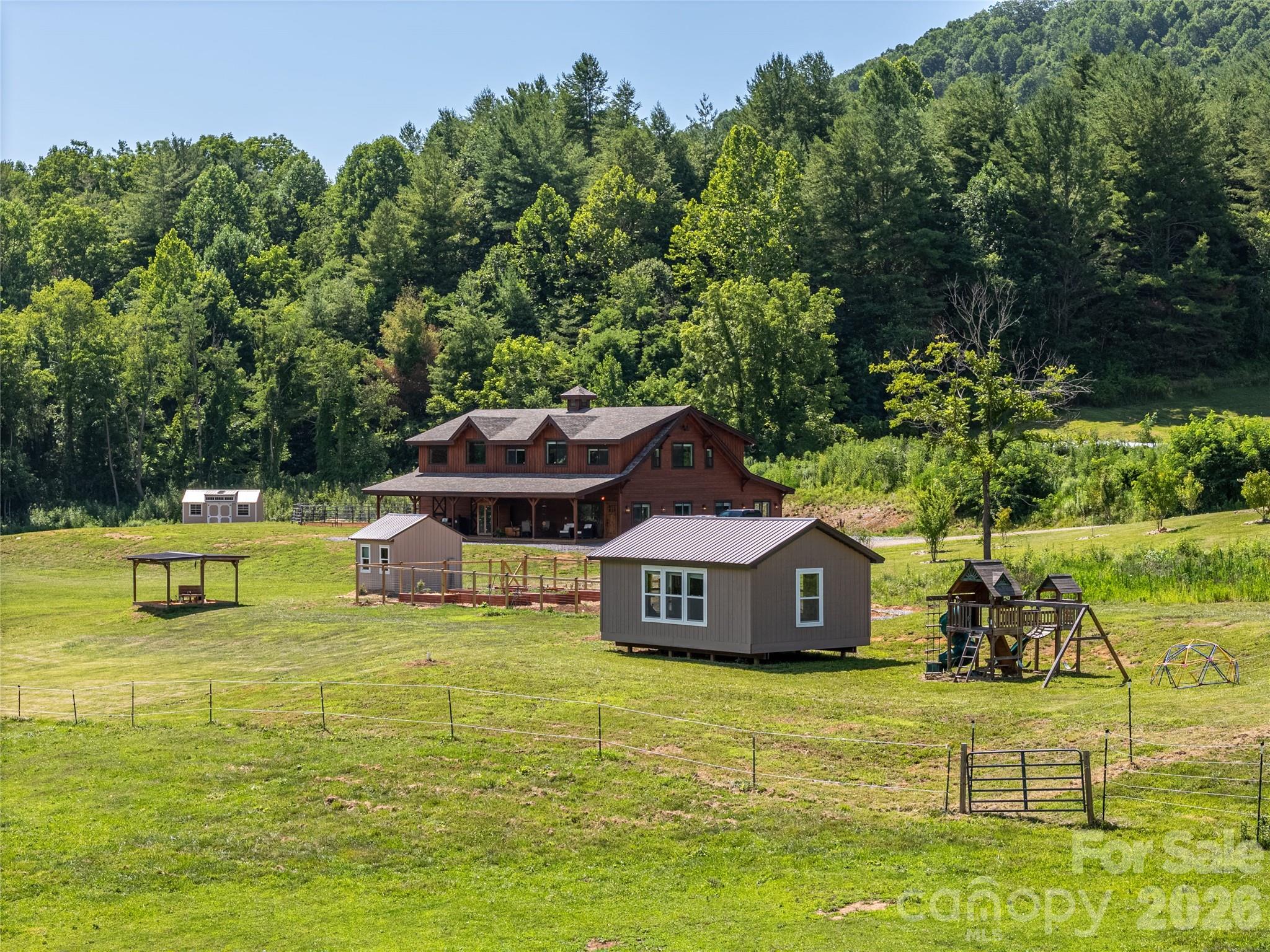 Kids Play Area, Raised Beds and Fenced Pasture - 793 State Highway 197 South, Burnsville