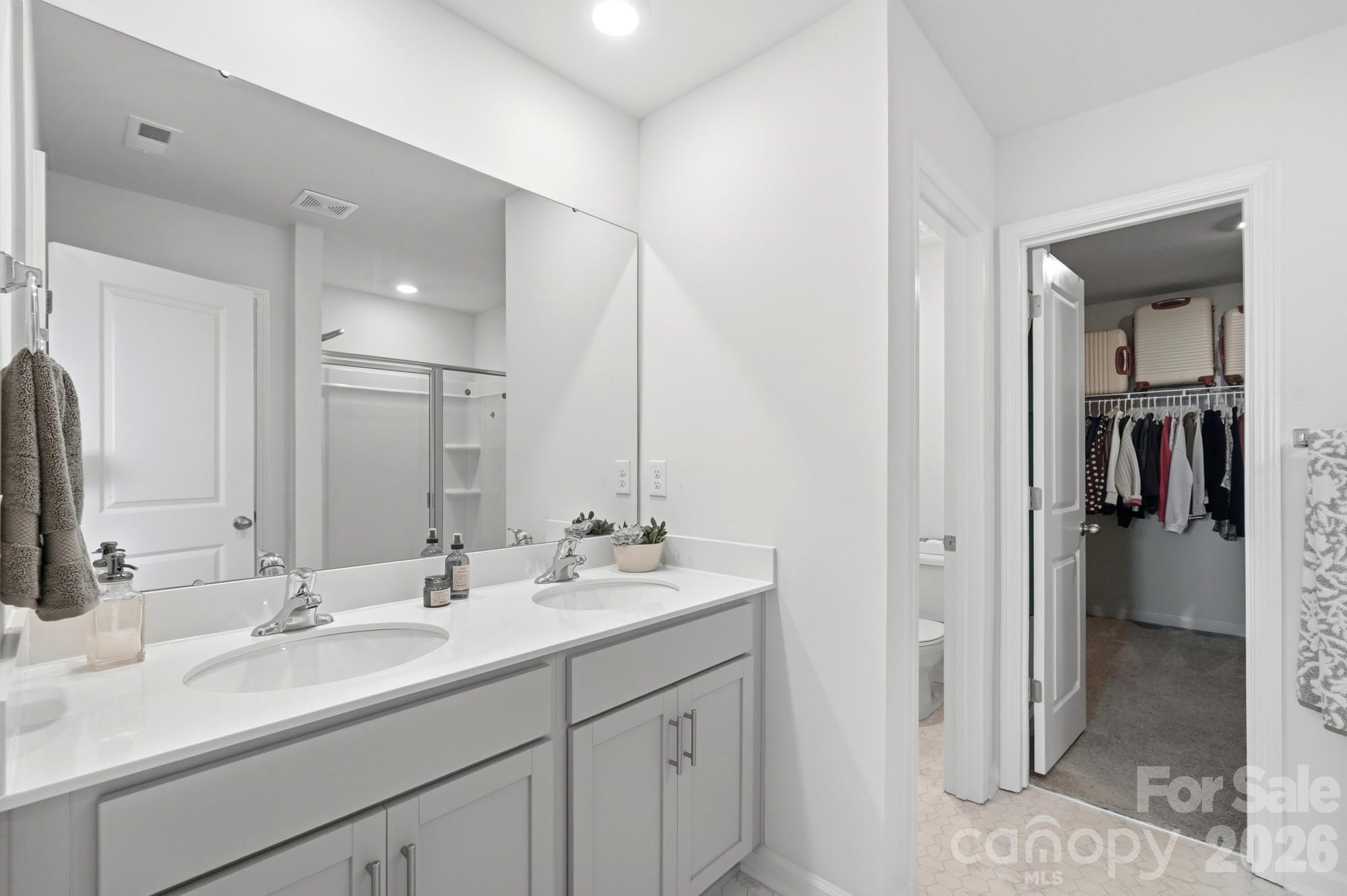 Double sinks make busy mornings easier. - 170 Giant Oak Avenue, Statesville