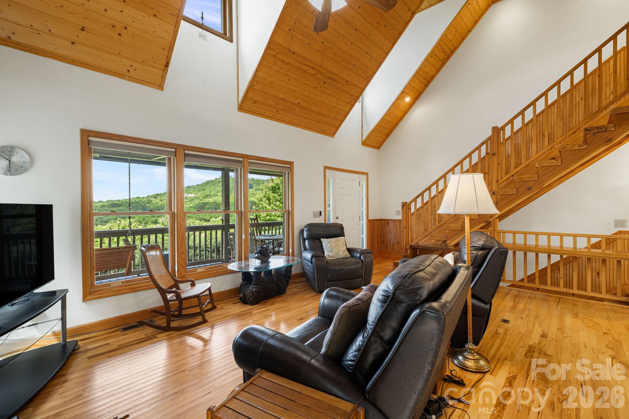 Great Room - 299 Basswood Road, Hot Springs