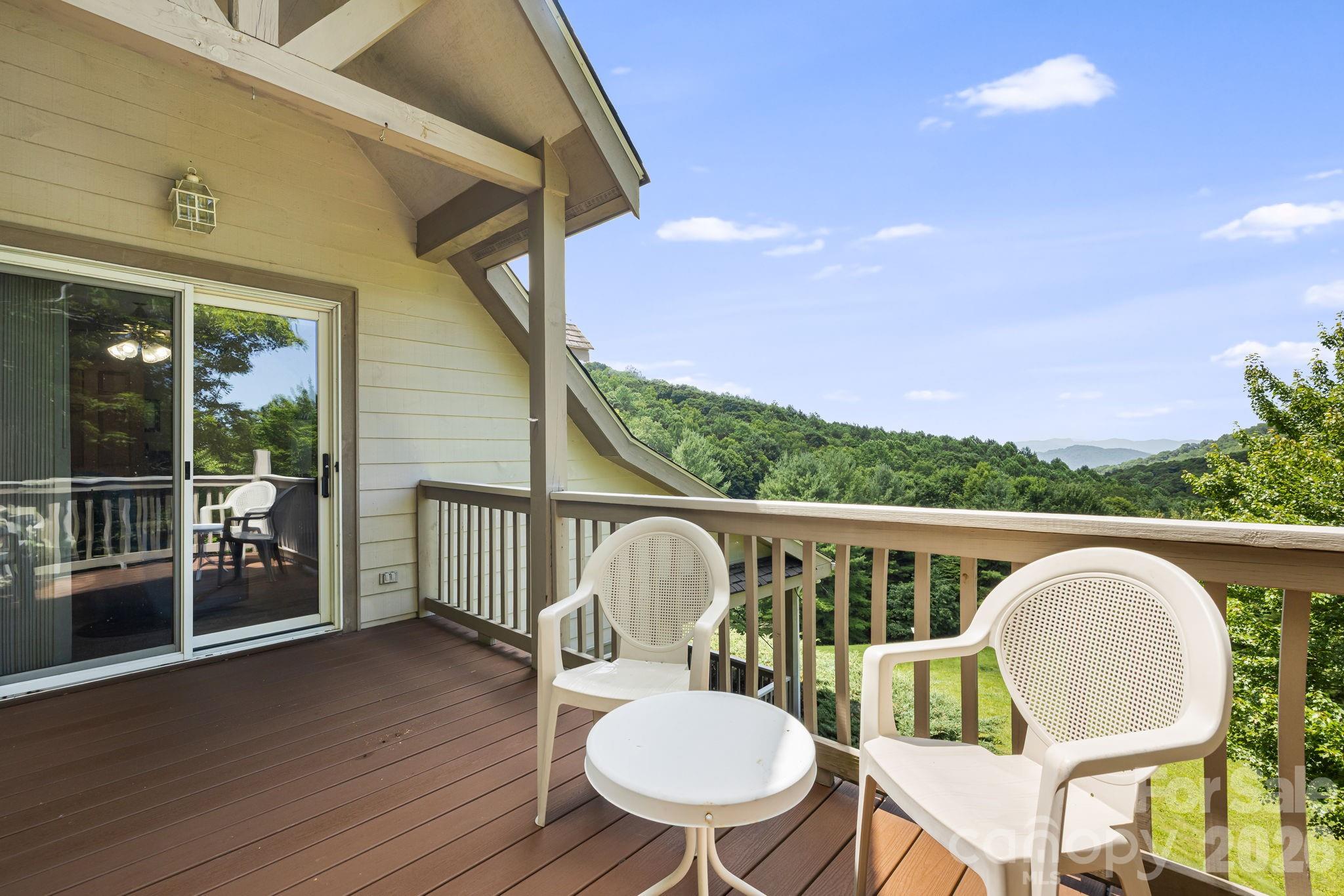 Porch off Primary BR - 299 Basswood Road, Hot Springs