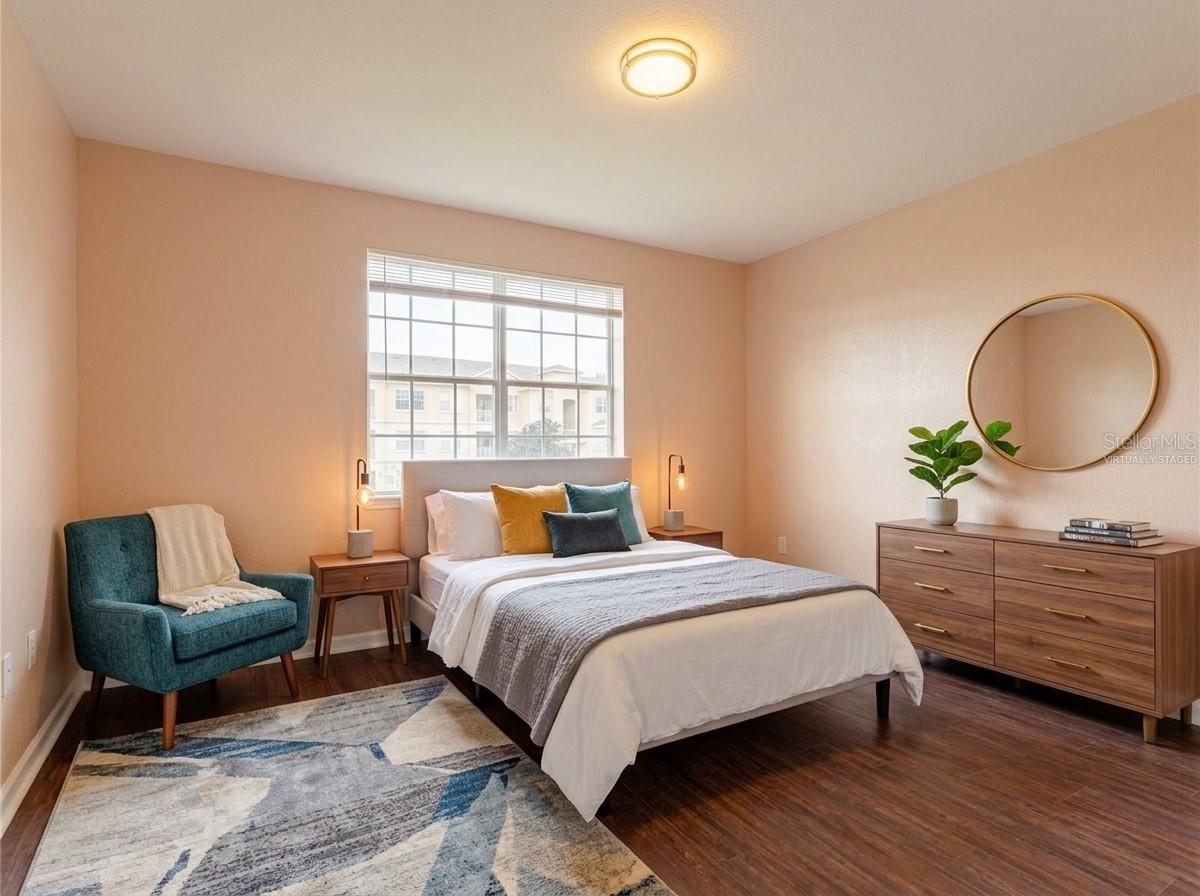 This listing includes virtually staged images created with AI to demonstrate space potential. Fixtures, finishes, and dimensions may not exactly reflect the current state of the property. - 709 TERRACE RIDGE CIR #709, DAVENPORT