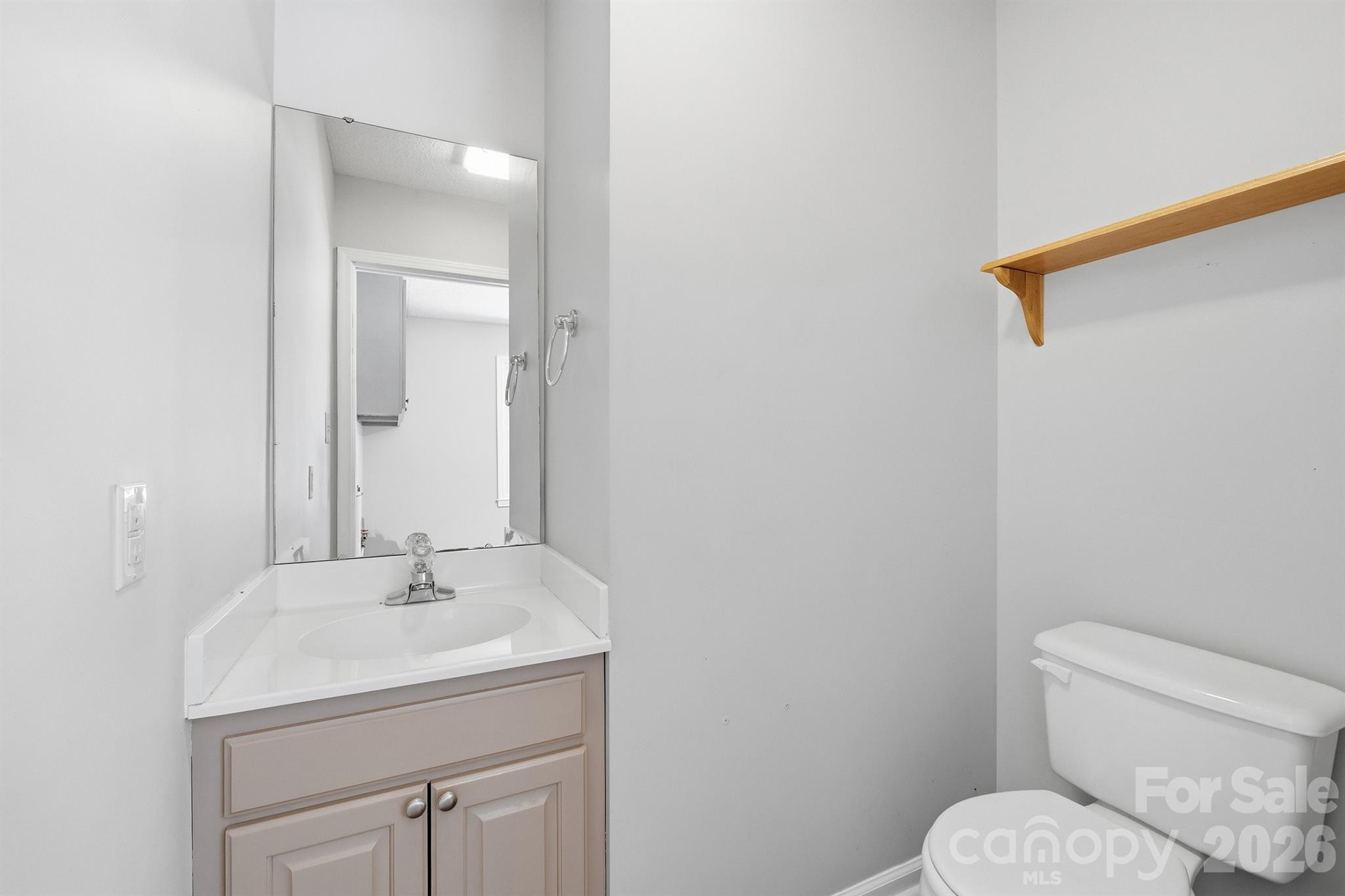 Half Bath off Laundry Room - 229 Rocky Lane, Lincolnton
