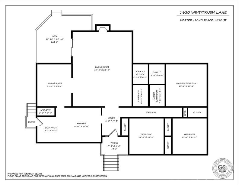 Here's the layout - - 1620 Windyrush Lane, Gastonia