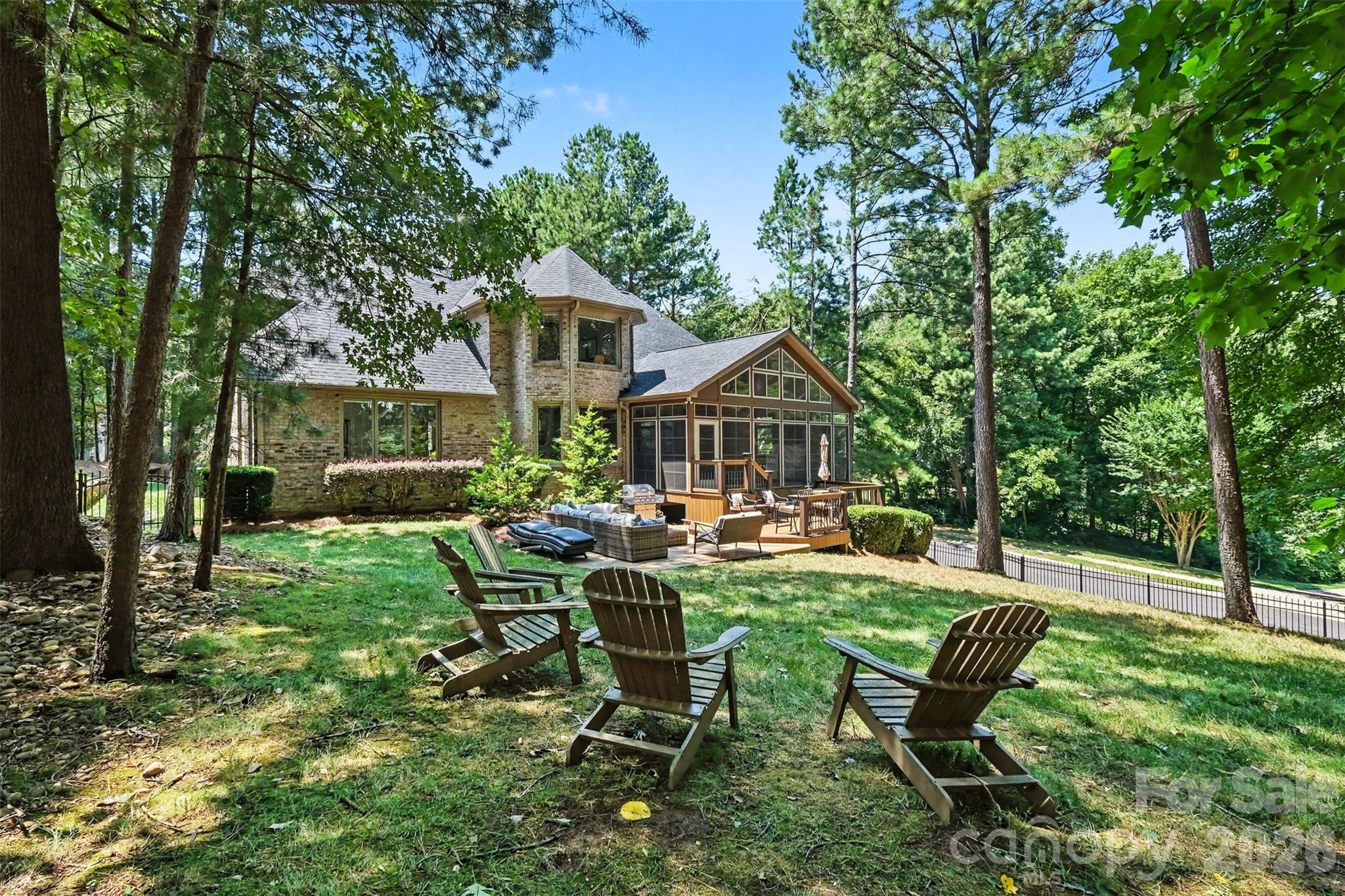 0.89 acre lot extends beyond the fenced in area. - 109 Whiterock Drive, Mount Holly