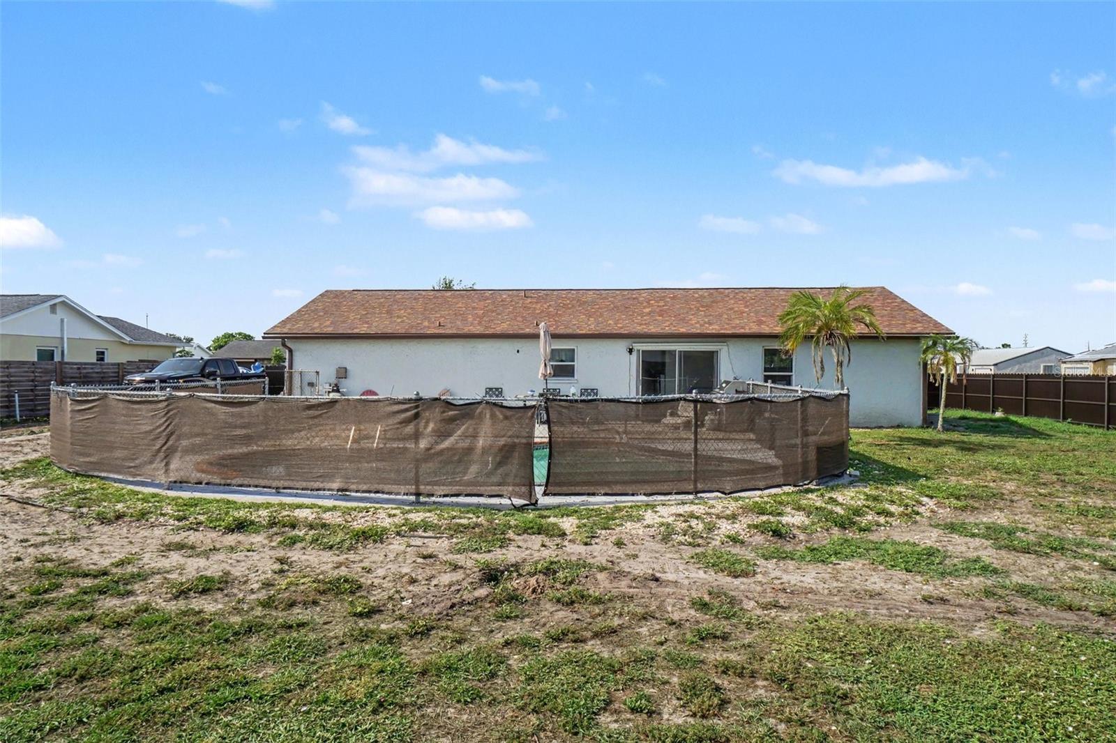 Large backyard - 13238 FOWLER AVE, PORT CHARLOTTE