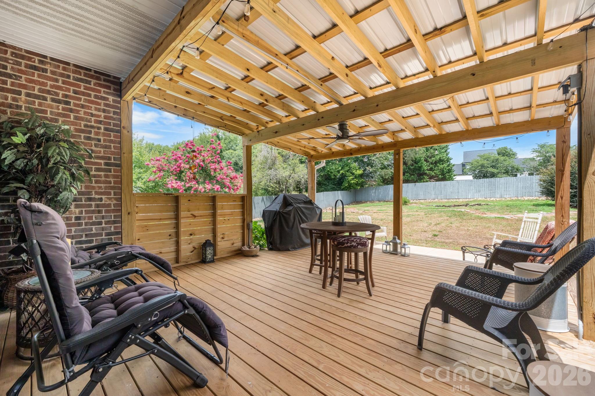back porch - 3992 Brickfield Street, Hickory