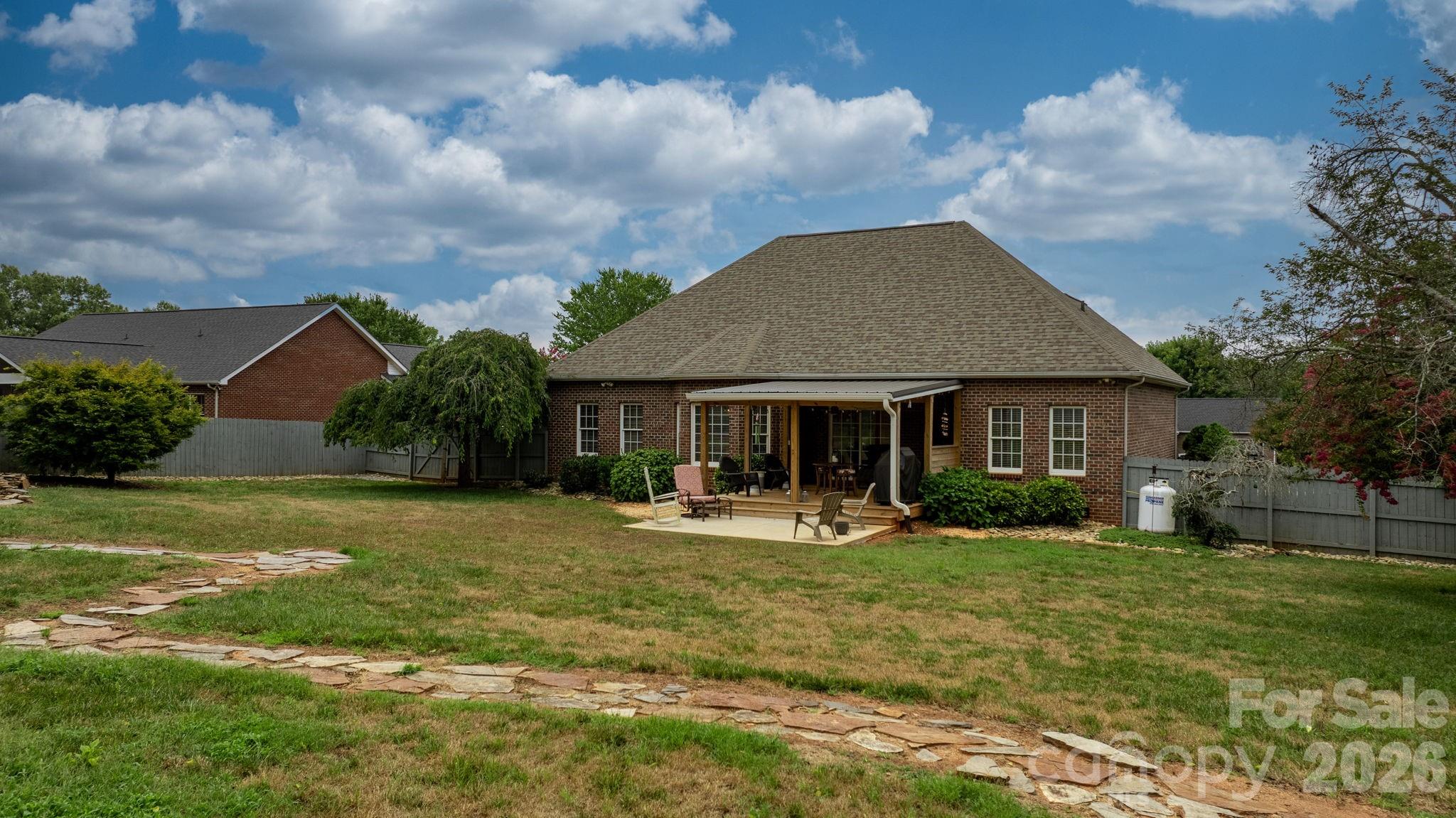 back yard - 3992 Brickfield Street, Hickory