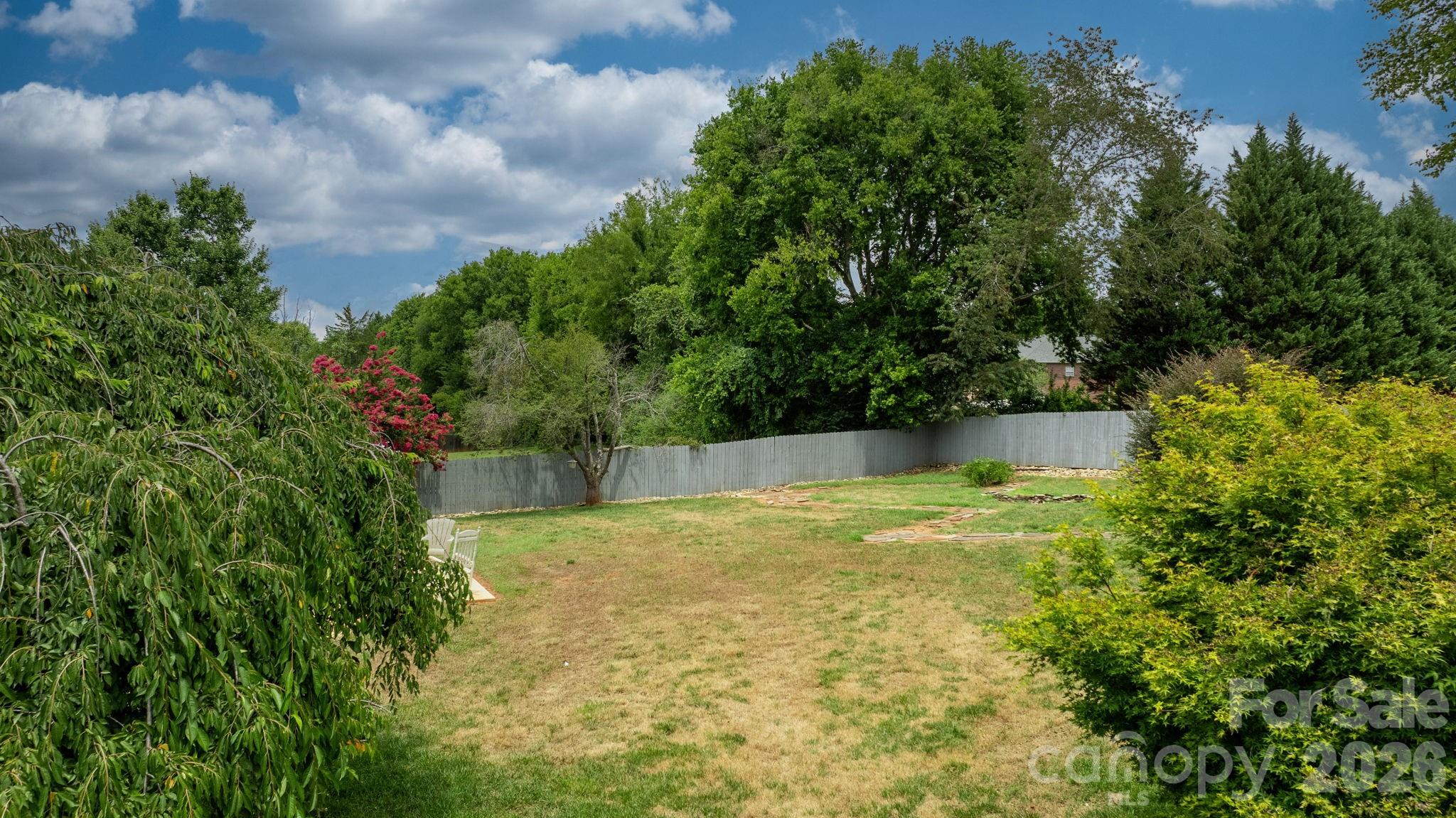 back yard - 3992 Brickfield Street, Hickory