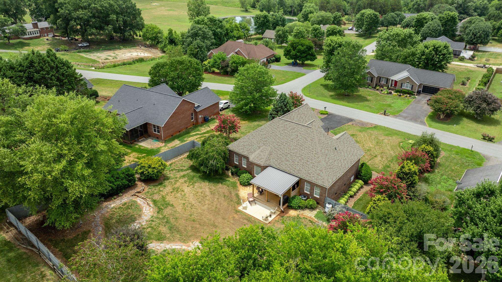 Aerial View - 3992 Brickfield Street, Hickory