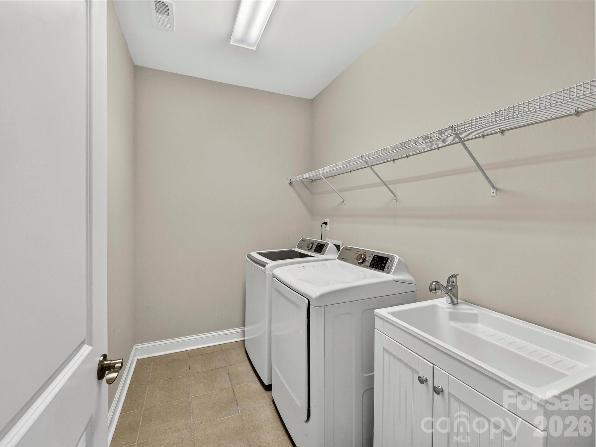Upstairs Laundry Room - 317 Somerled Way, Waxhaw