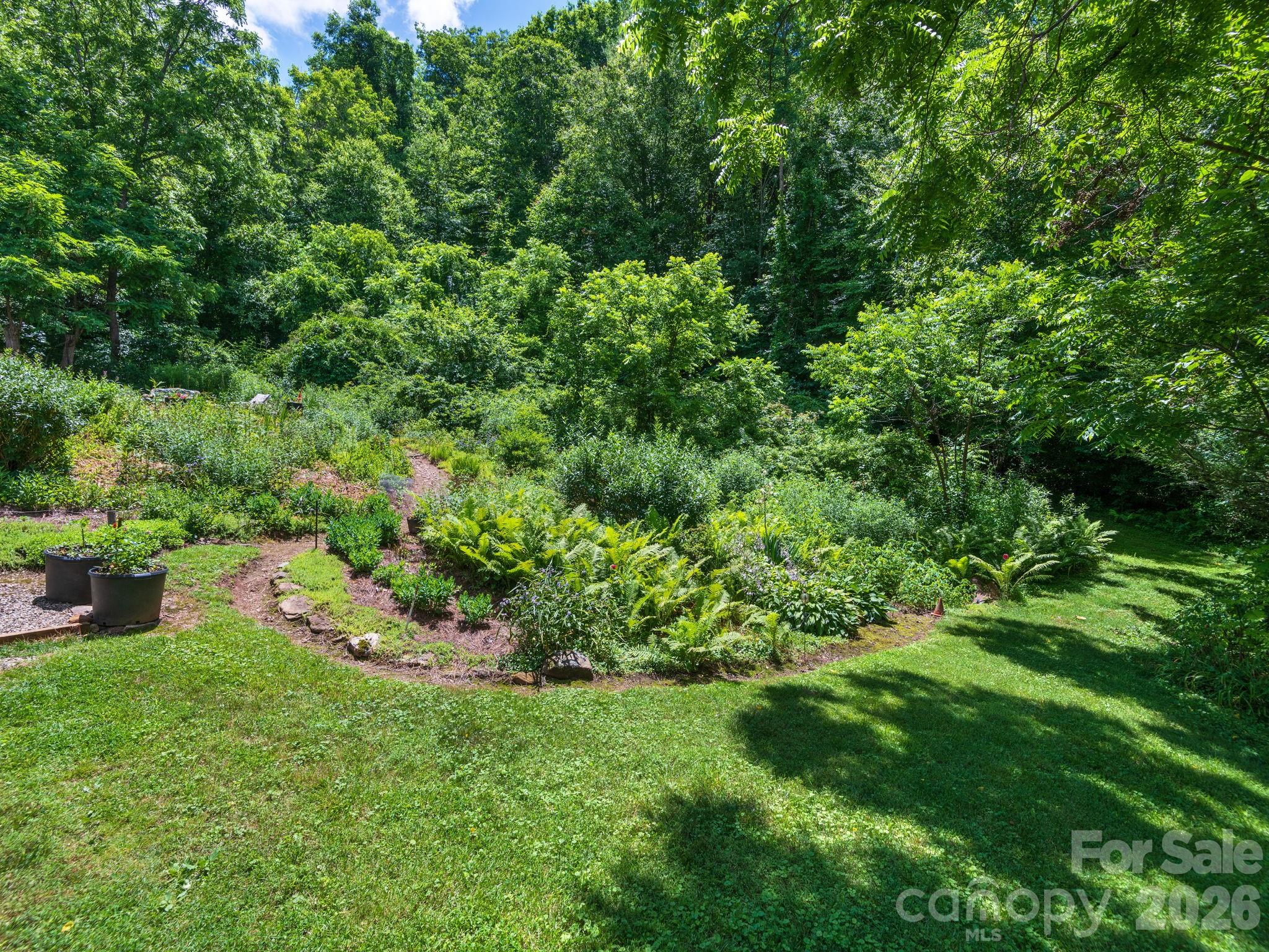 Lush gardens have been cultivated with care- something is always blooming! - 46 Perennial Ridge, Weaverville