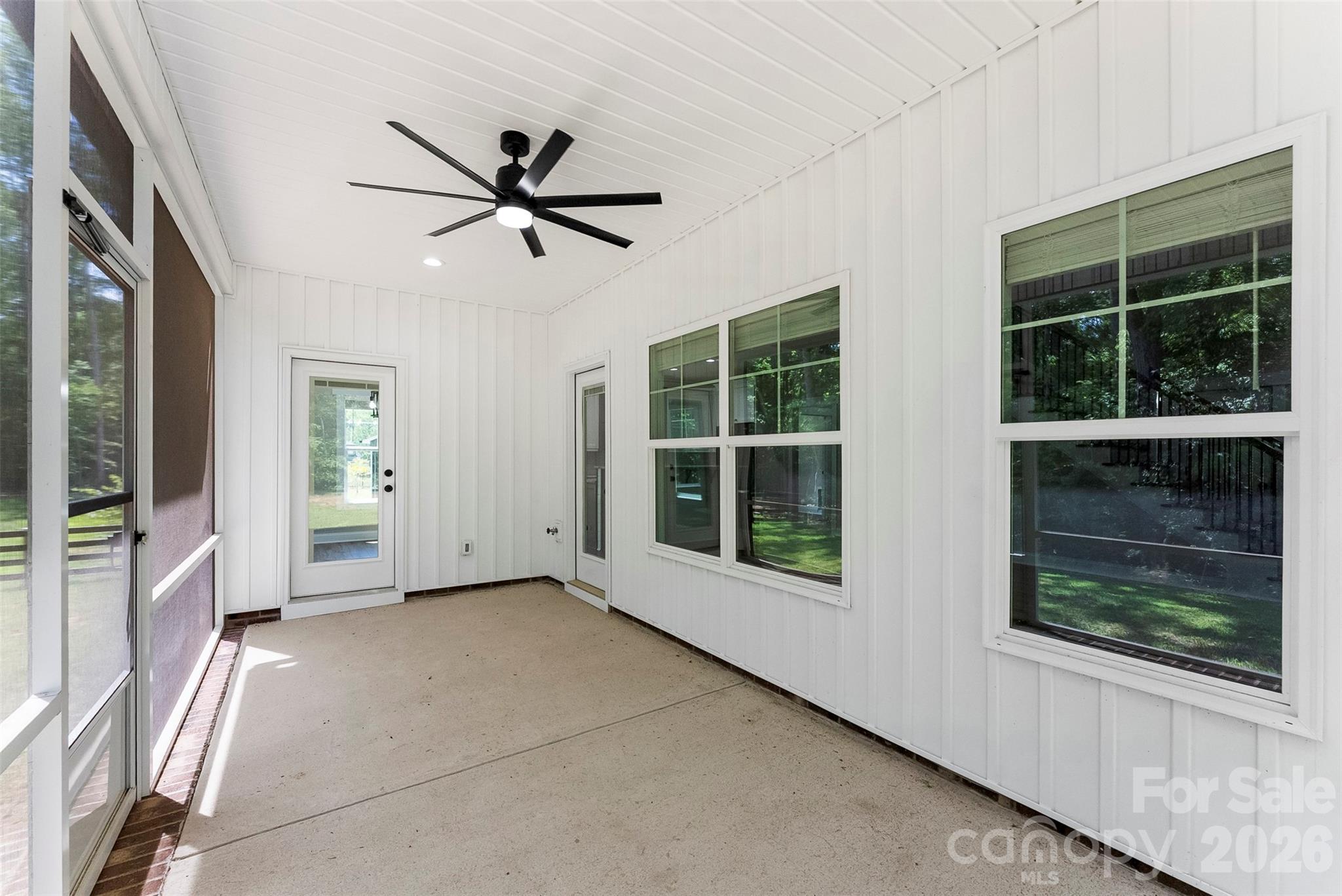 Screened in back porch - 5005 Oconee Drive, Stanley