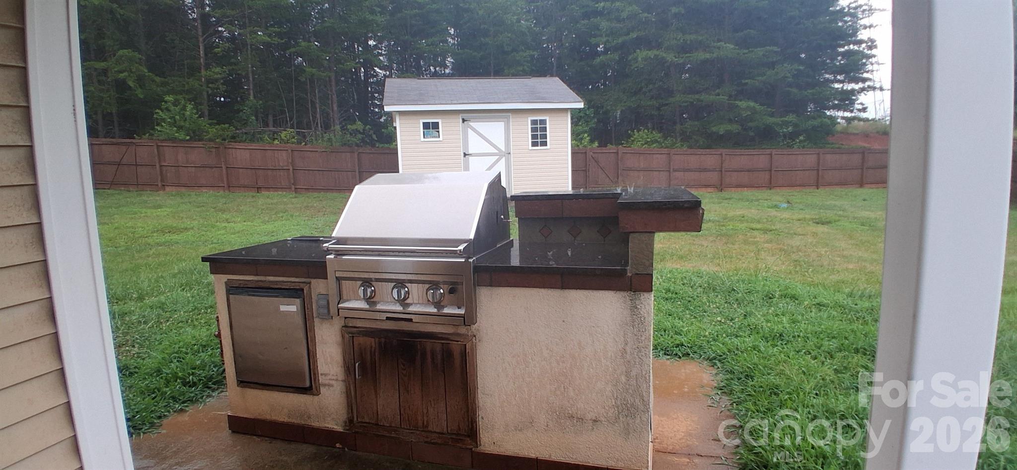 outside Grill and storage - 1148 Crowders Woods Drive, Gastonia