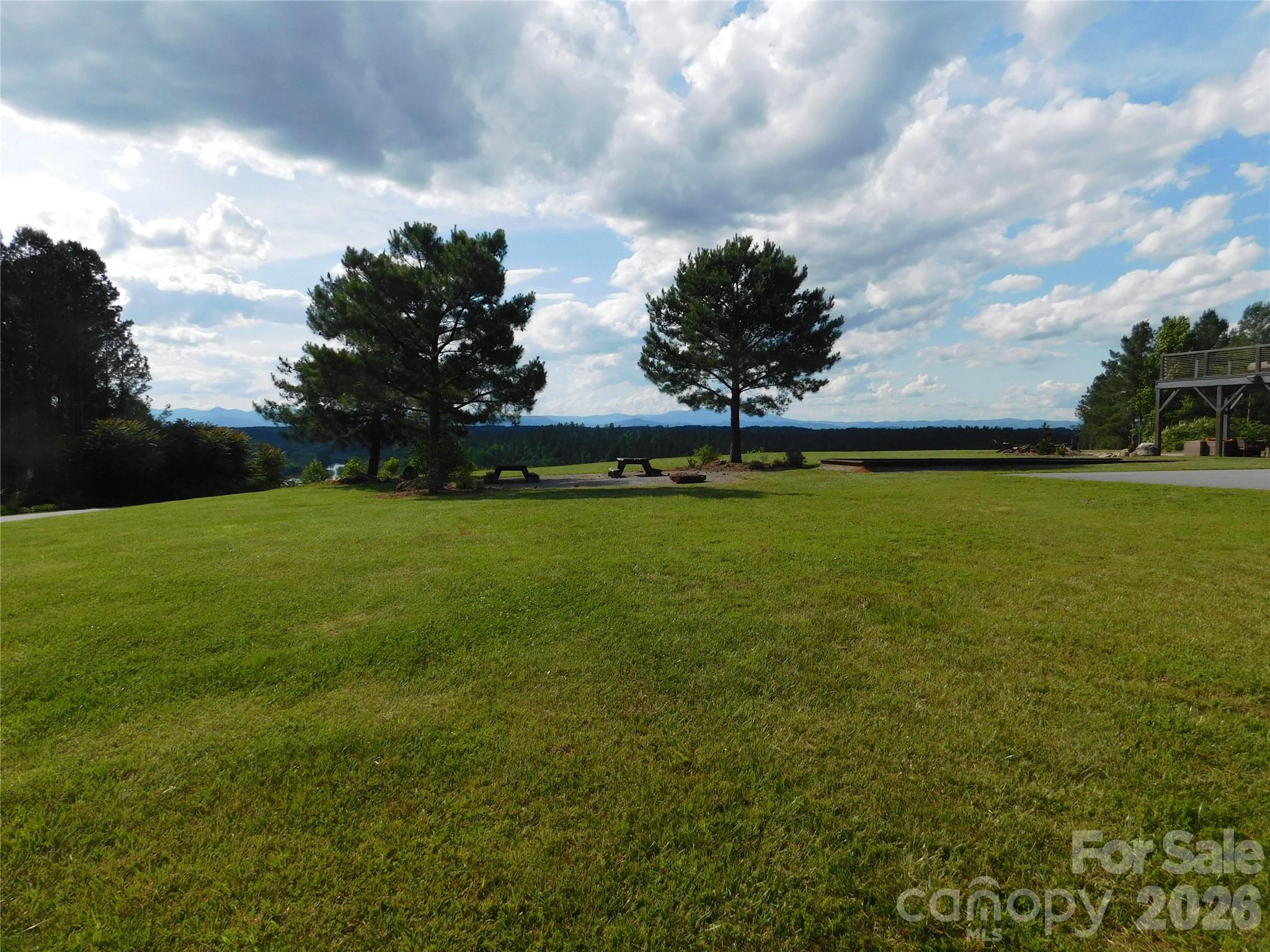 View from Rear Fire Pit in Community Common Area - 305 E Settings Boulevard NW, Valdese