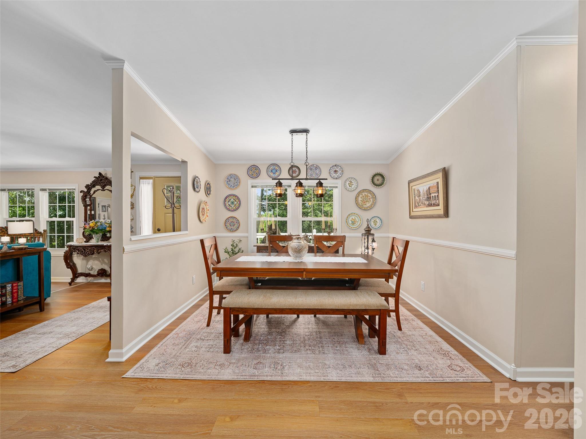 dining room - 201 Franklin Village Road, Spruce Pine