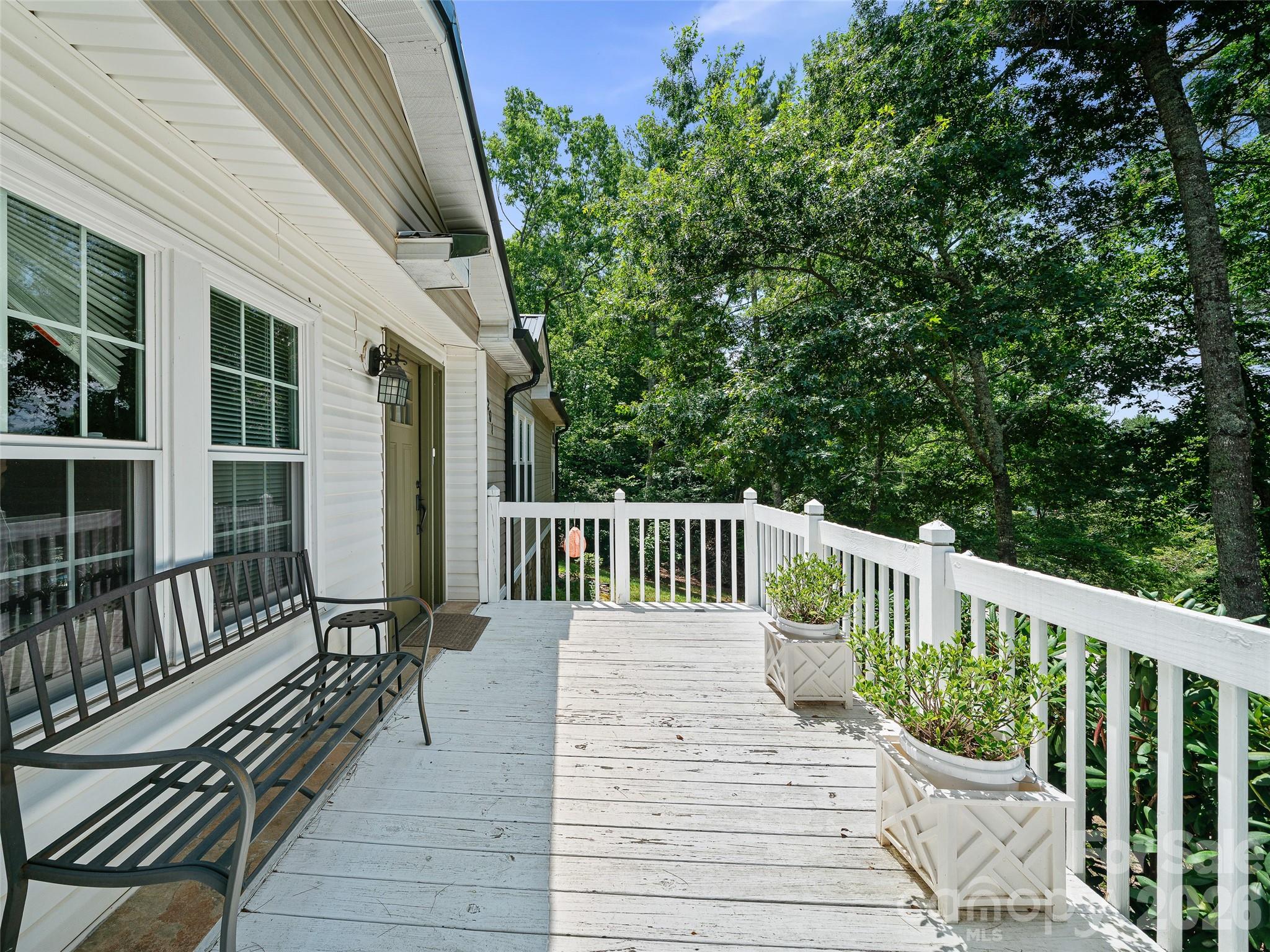 front porch - 201 Franklin Village Road, Spruce Pine