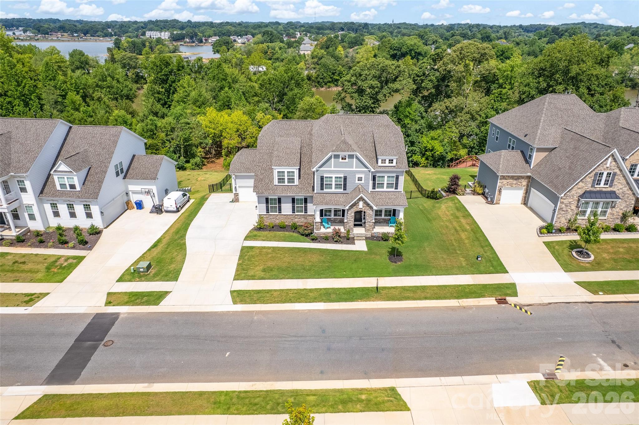 Front view of the home - 309 W Waterlynn Road, Mooresville