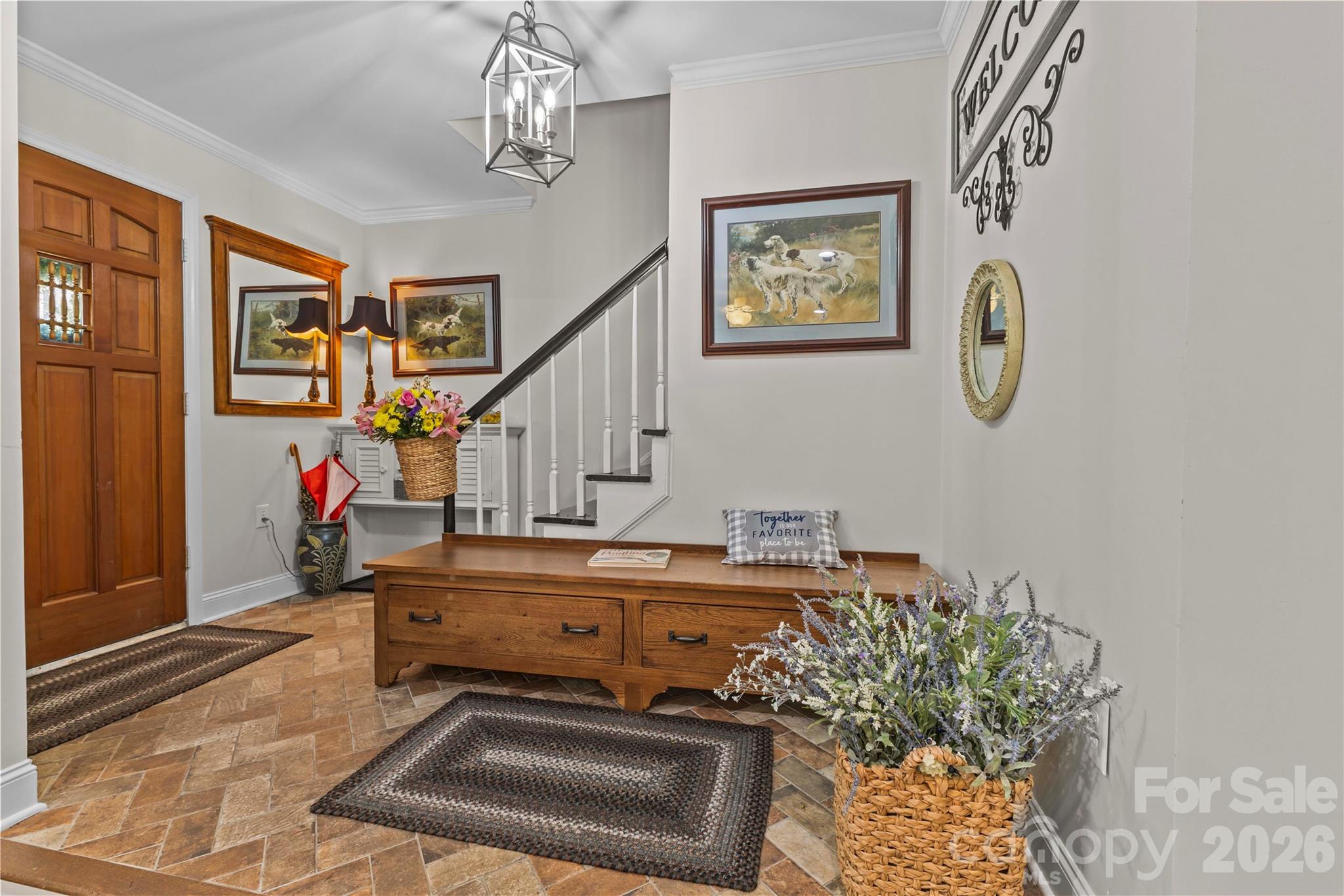 Inviting Entry Hall - 2502 Round Table Road, Monroe