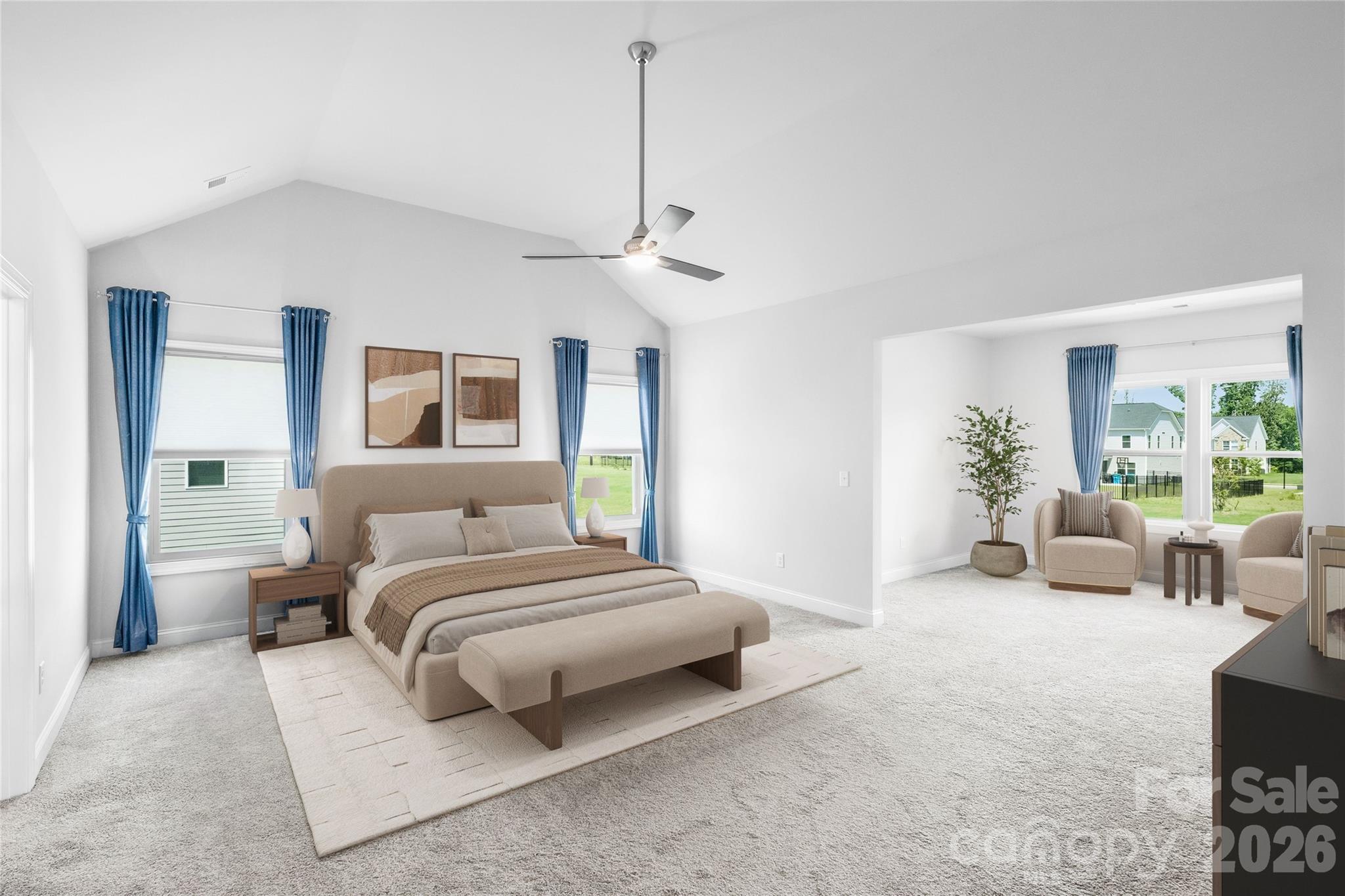 A primary retreat designed to help you unwind. (You will LOVE the 3 walk in closets!) - 1402 Ashe Meadow Drive, Indian Trail