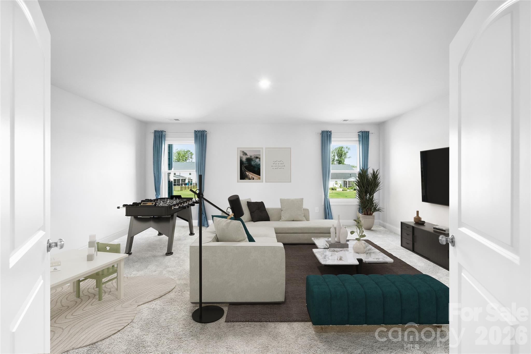 Media room, playroom, fitness space—the choice is yours. - 1402 Ashe Meadow Drive, Indian Trail