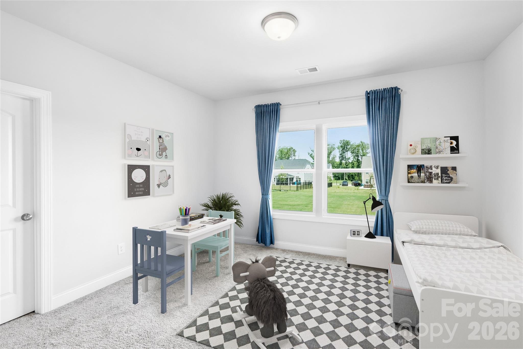 Secondary bed with ensuite bath - 1402 Ashe Meadow Drive, Indian Trail