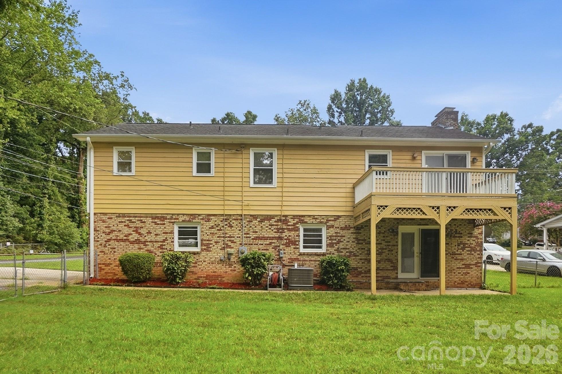 Rear view of this lovely home - 2600 Providence Drive, Gastonia