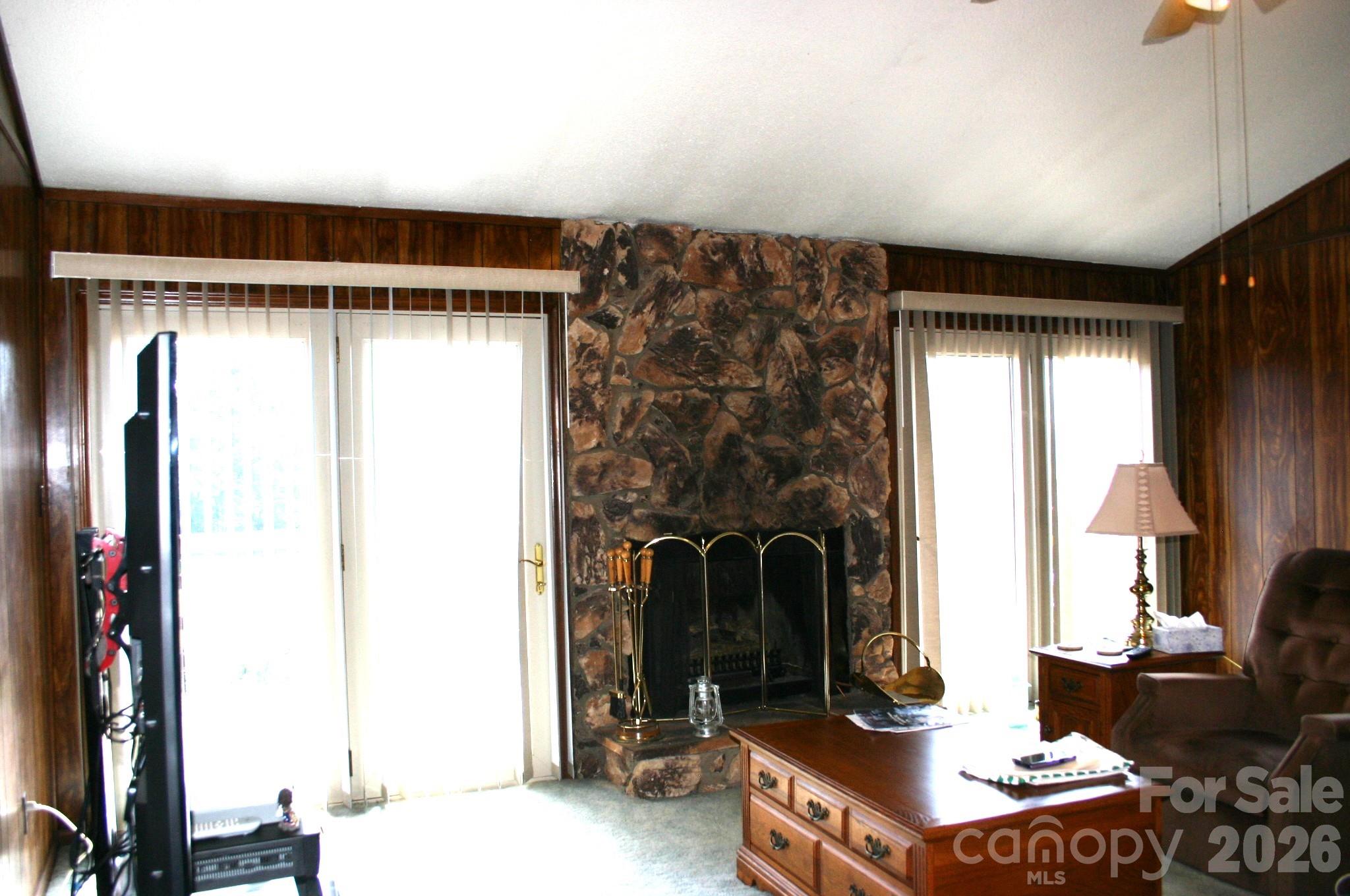 Living Room French Doors - 1647 Woodridge Circle, Hickory
