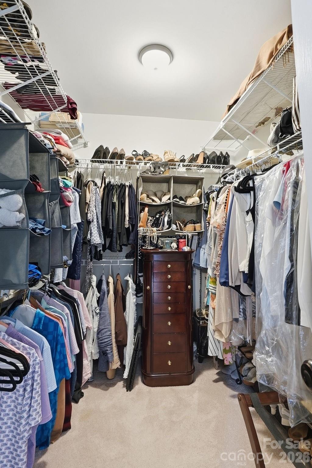 Walk-in Closet in Primary Bedroom - 203 Tail Race Lane, Fort Mill