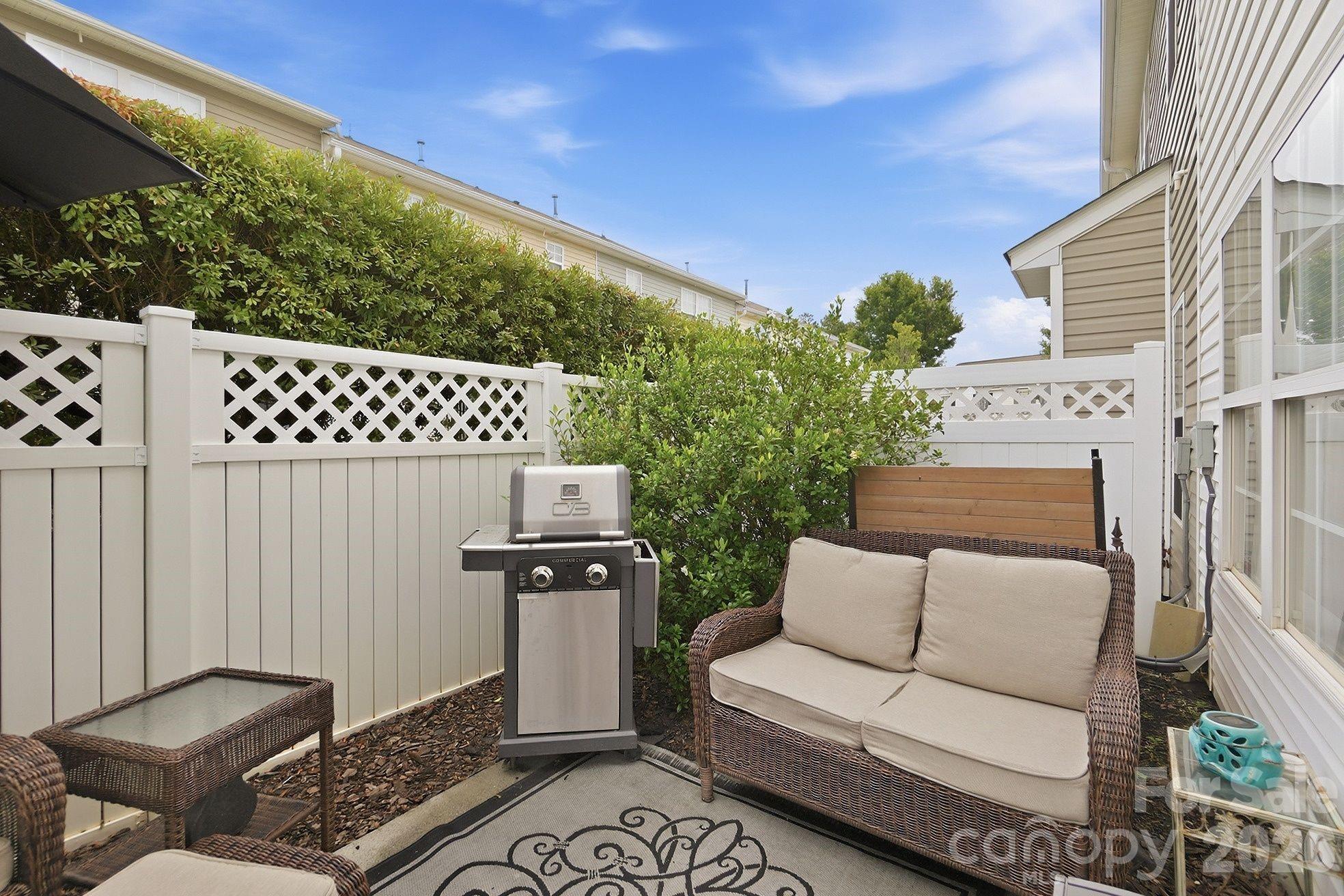 Private patio for entertaining - 203 Tail Race Lane, Fort Mill