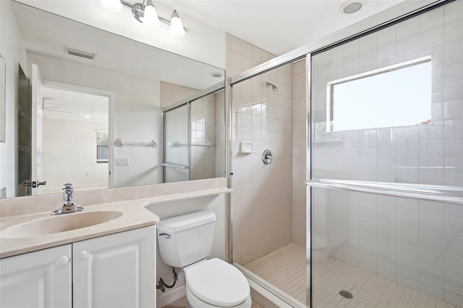 Upstairs full bathroom. - 13860 SIENA LOOP, BRADENTON